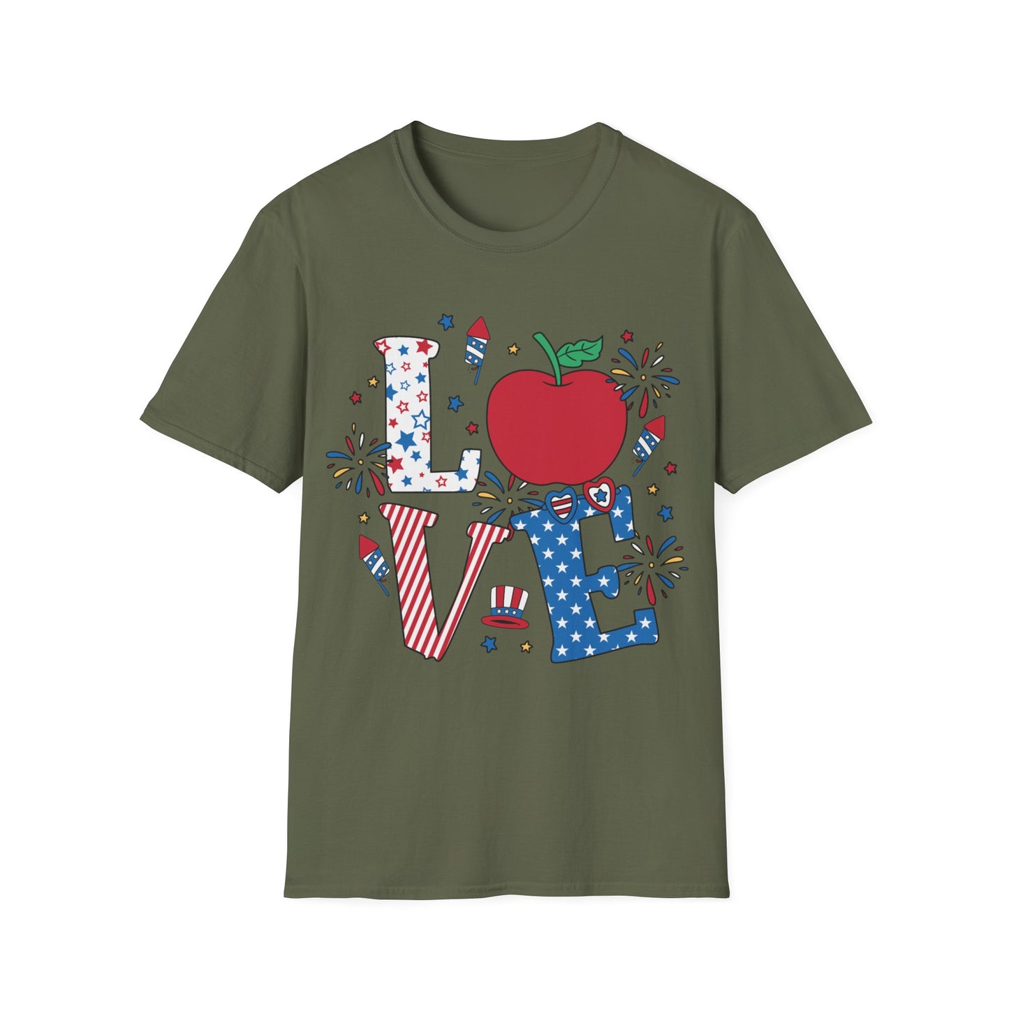 Love - Teacher - Unisex Short Sleeve T-Shirt
