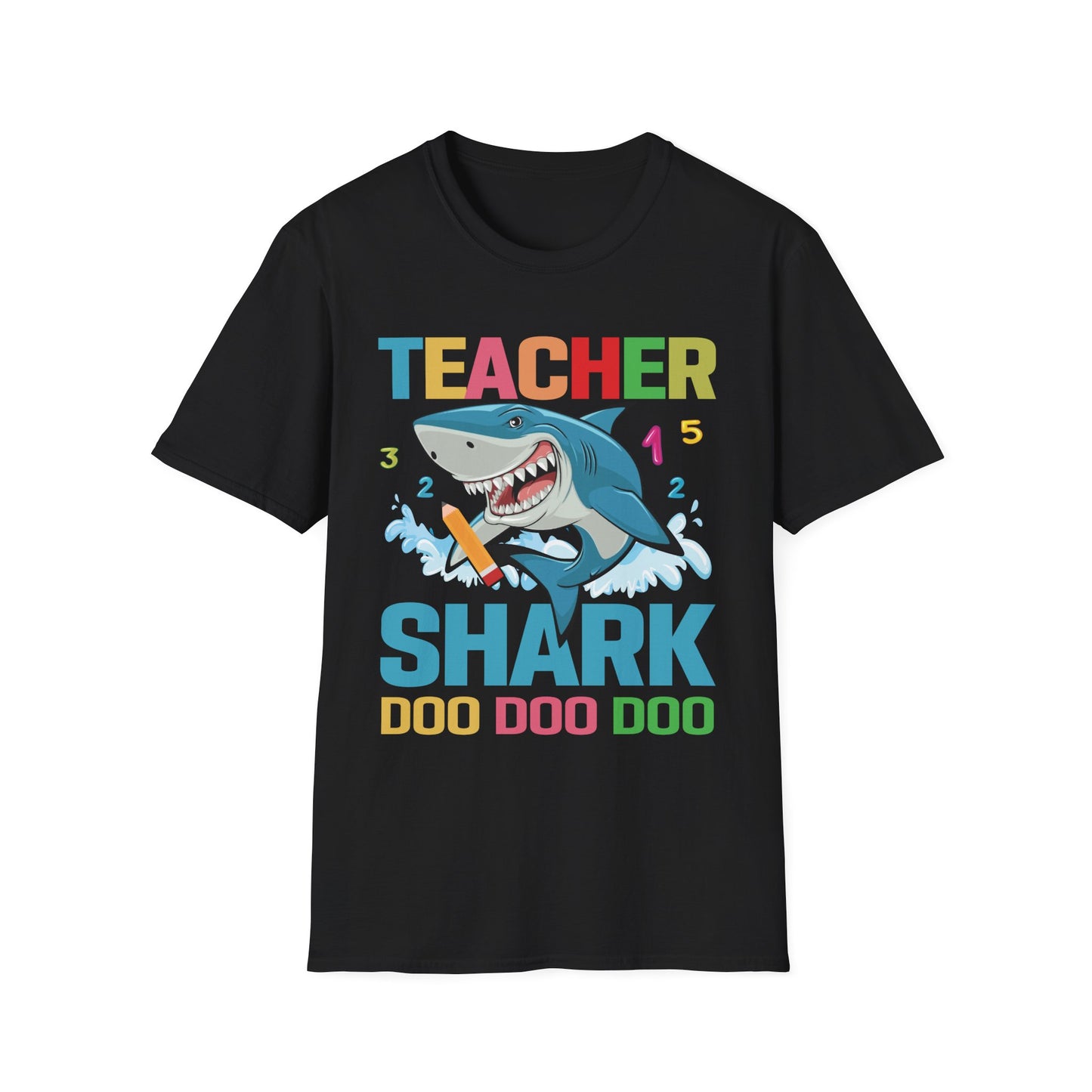 Teacher Shark - Humour, Cheerful Unisex Short Sleeve T-Shirt