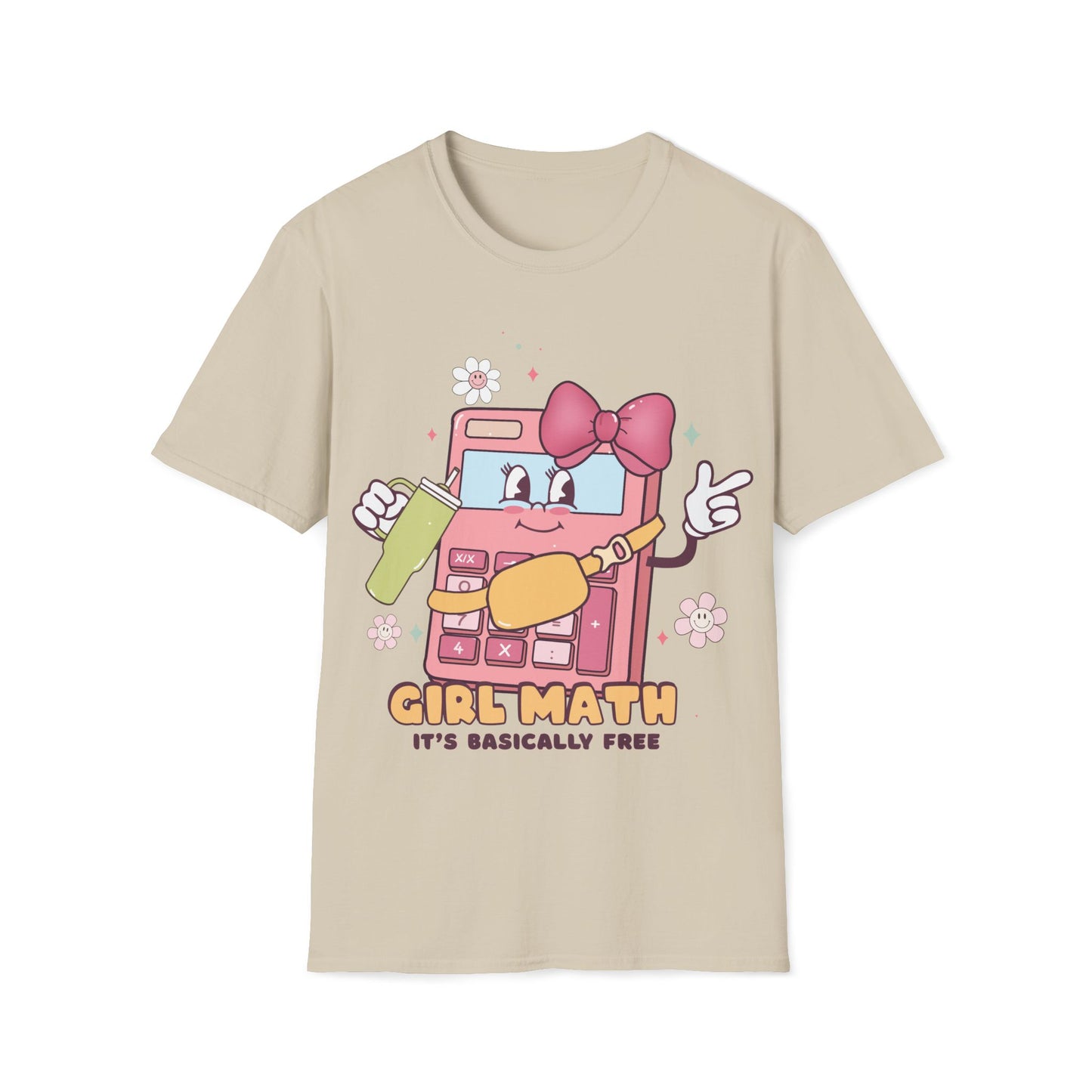 Girl Math - Cute, Graphic, Playful Teacher T-shirt