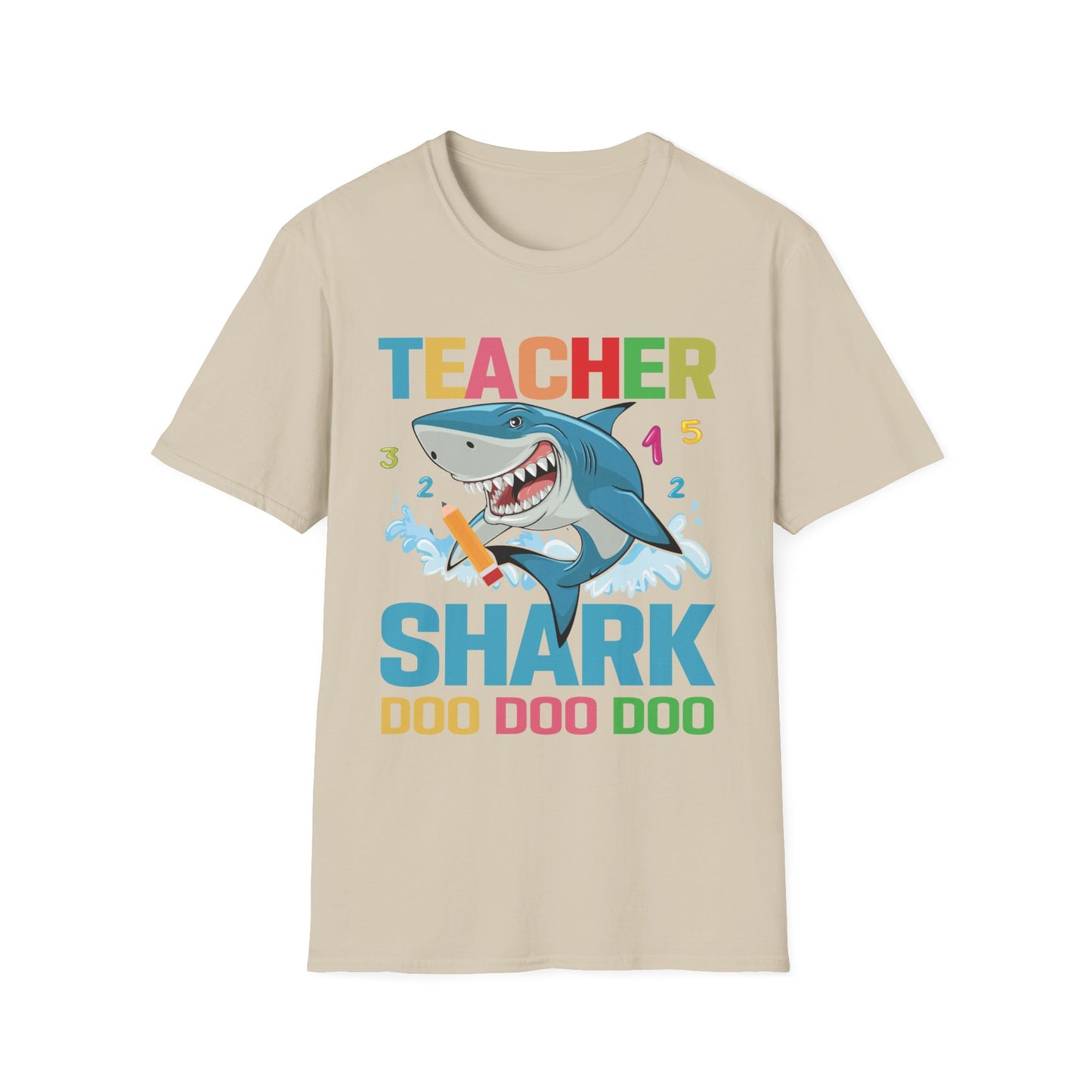 Teacher Shark - Humour, Cheerful Unisex Short Sleeve T-Shirt