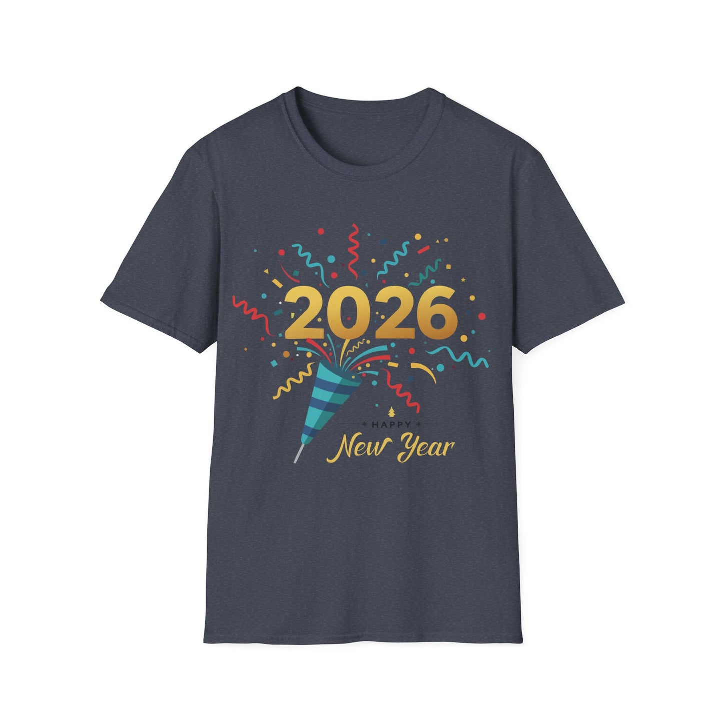 Happy New Year 2026 Shirt – Festive New Year’s Eve Party + Celebration T-Shirt