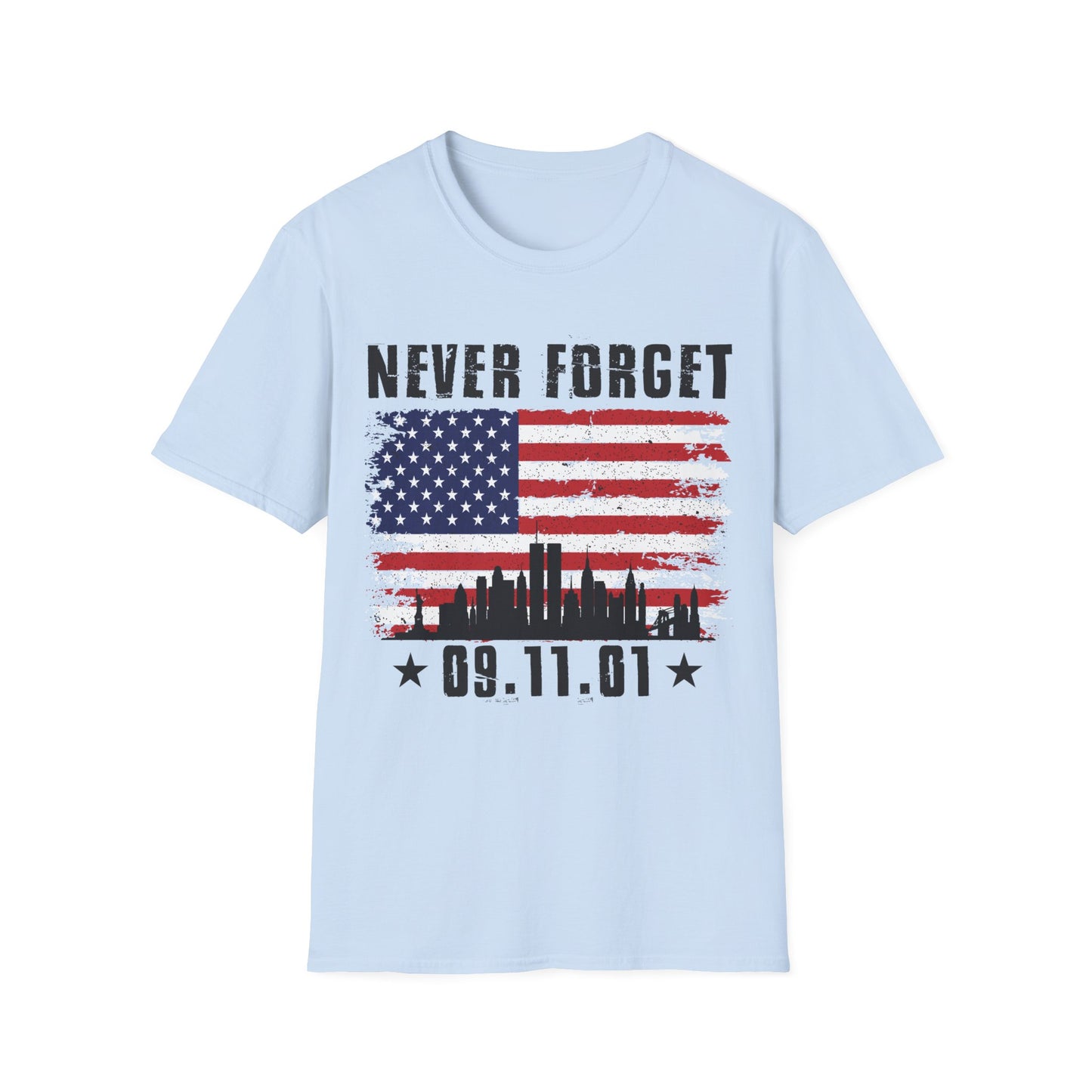 Never Forget 911 - Unisex Short Sleeve T-Shirt