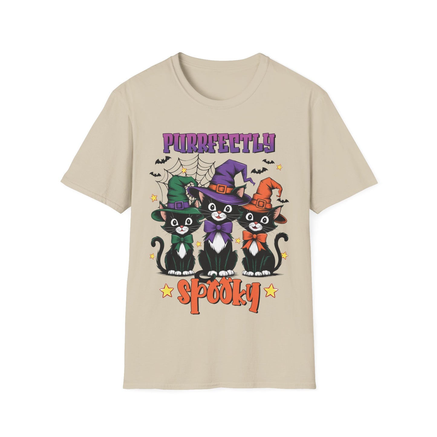 Purrfectly Spooky Cats T-Shirt | Cute Halloween Teacher Tee