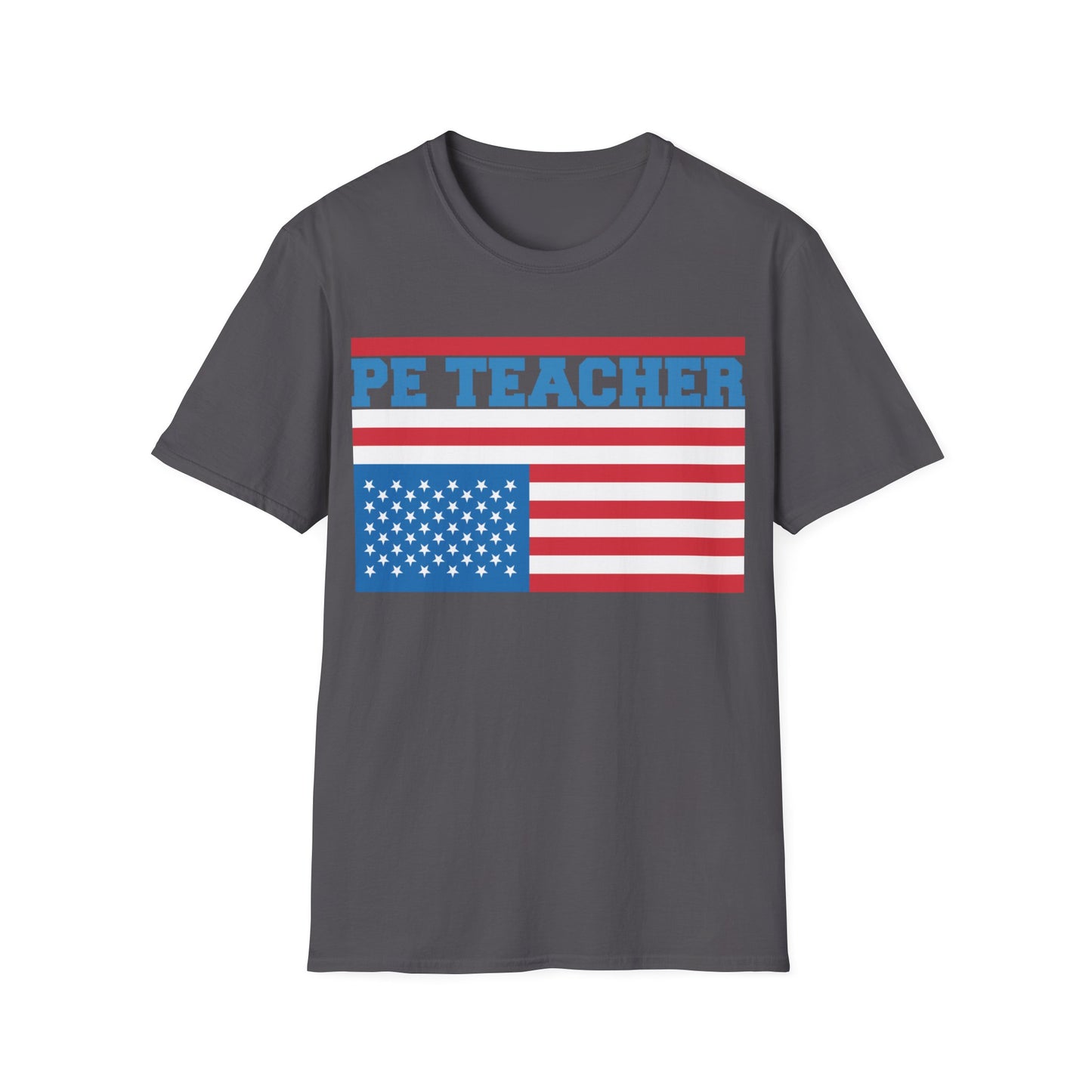 PE Teacher Stars & Stripes - Unisex Short Sleeve T-Shirt