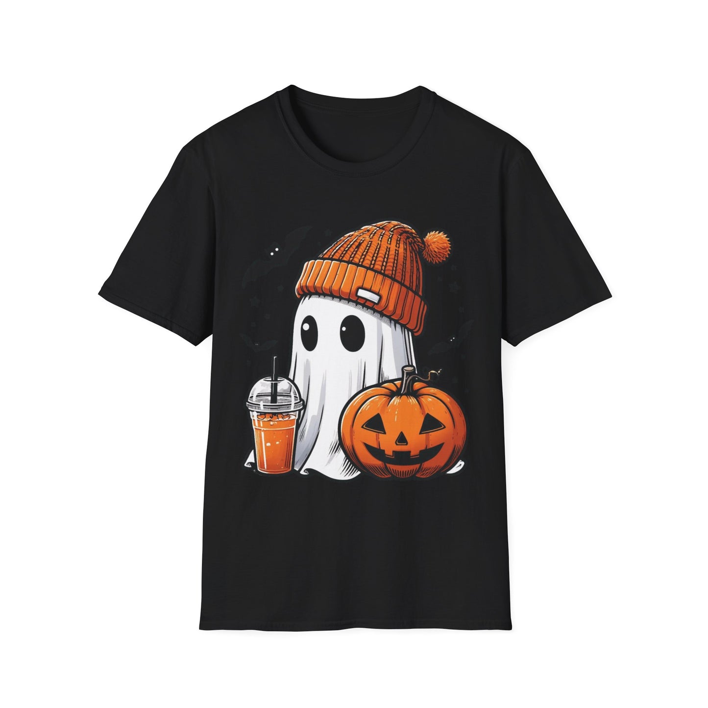 Halloween Juice Ghost T-Shirt | Cute Spooky Pumpkin + Ghost Graphic Tee
