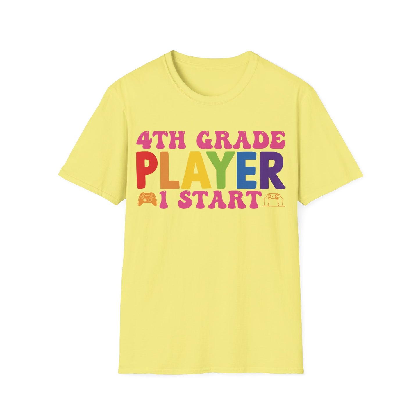 4th Grade Gaming Graphic Tee - Back To School T-Shirt