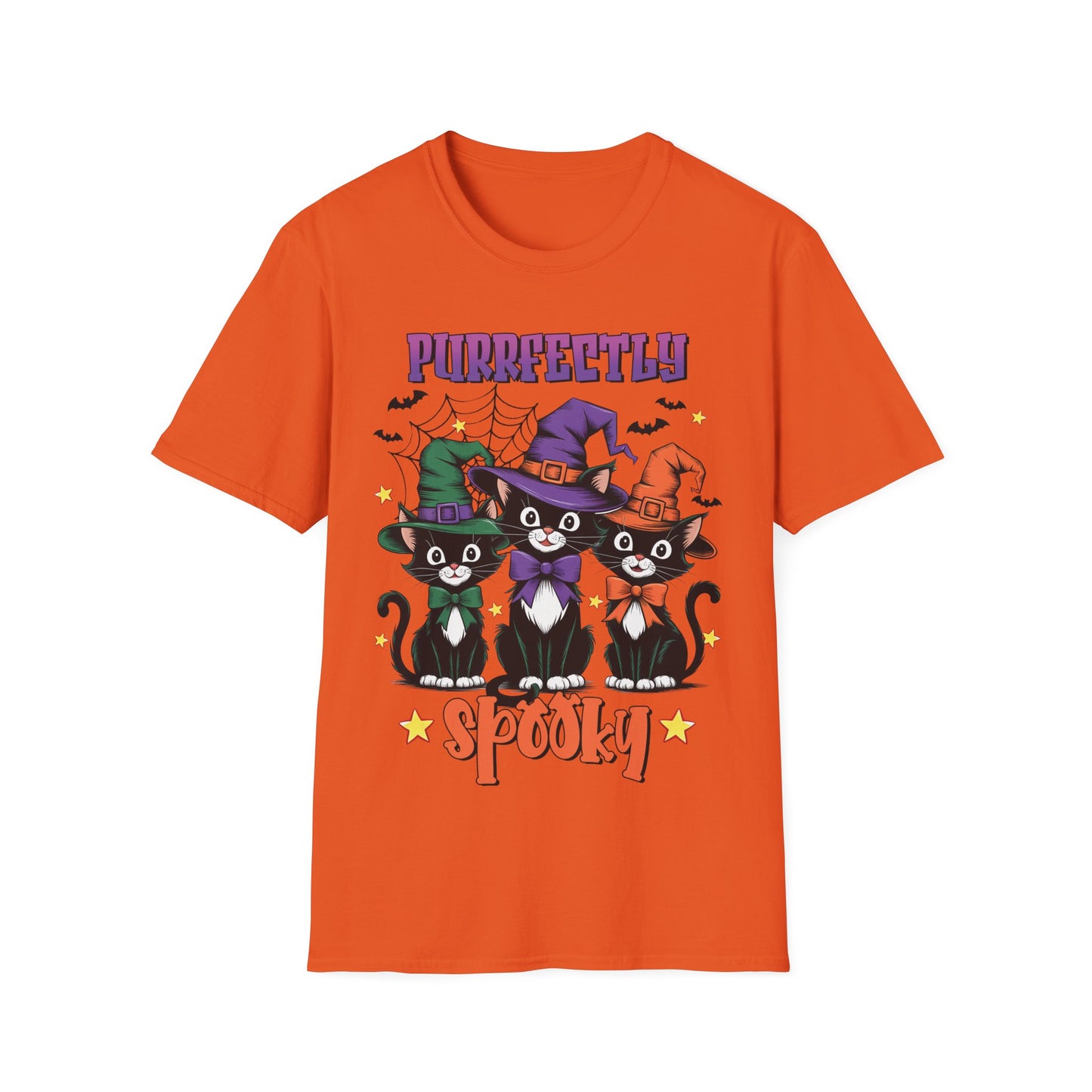 Purrfectly Spooky Cats T-Shirt | Cute Halloween Teacher Tee