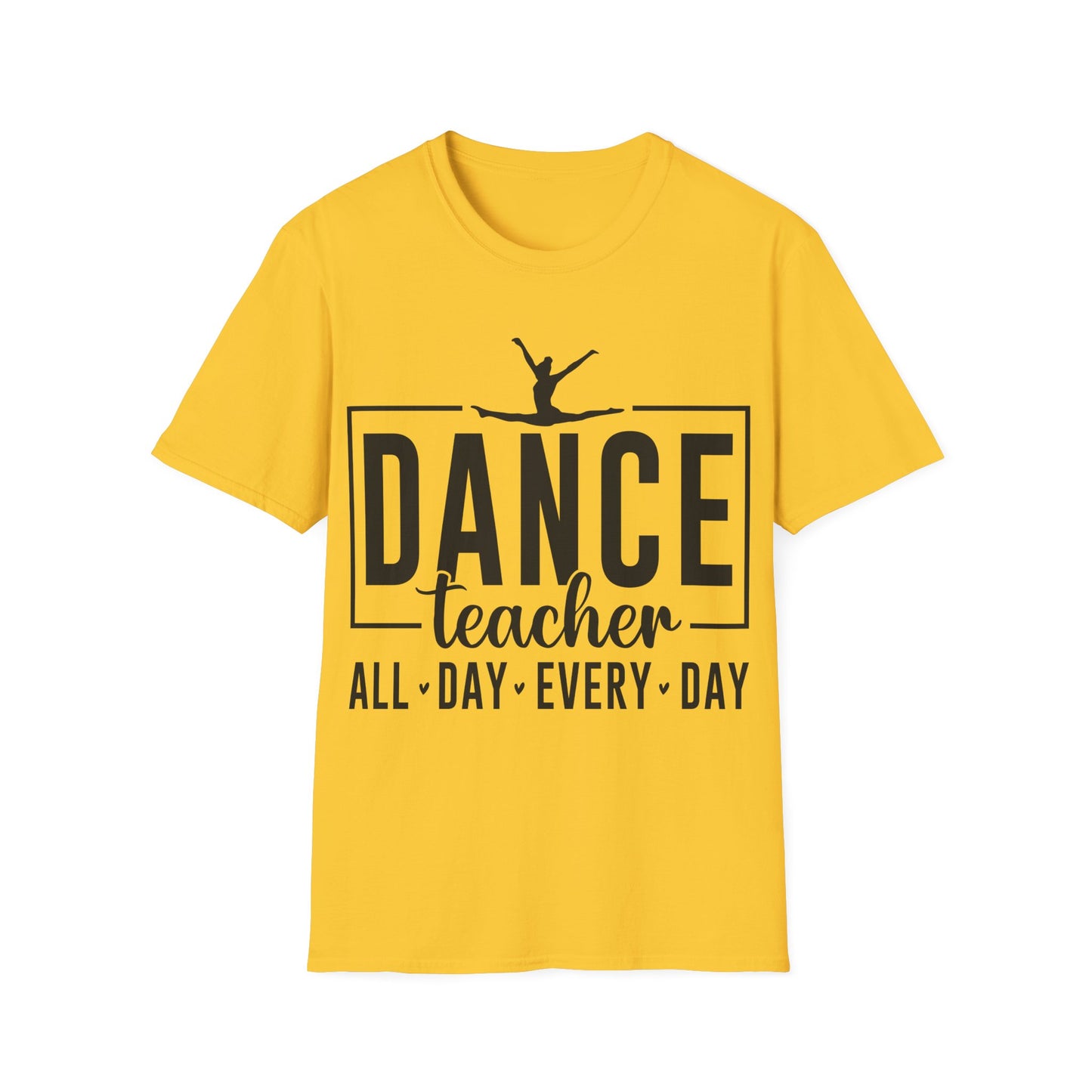 Dance Teacher T-Shirt – All Day Every Day Ballet Silhouette Tee