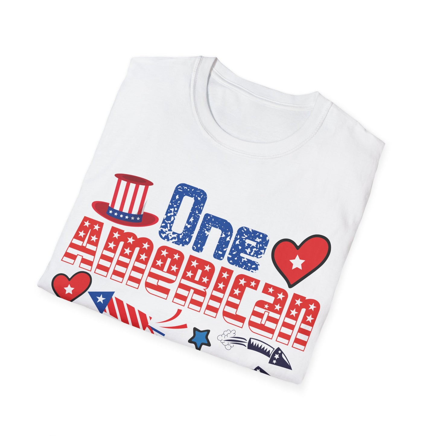 One American Teacher 4th July Celebration - Unisex Short Sleeve T-Shirt