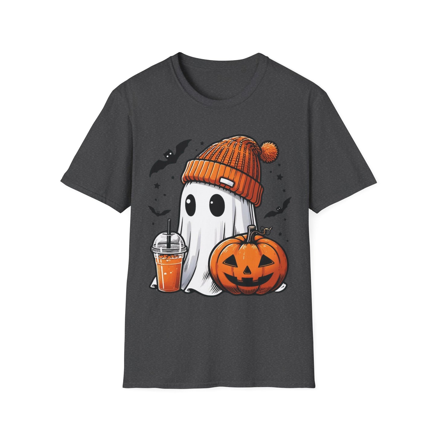 Halloween Juice Ghost T-Shirt | Cute Spooky Pumpkin + Ghost Graphic Tee