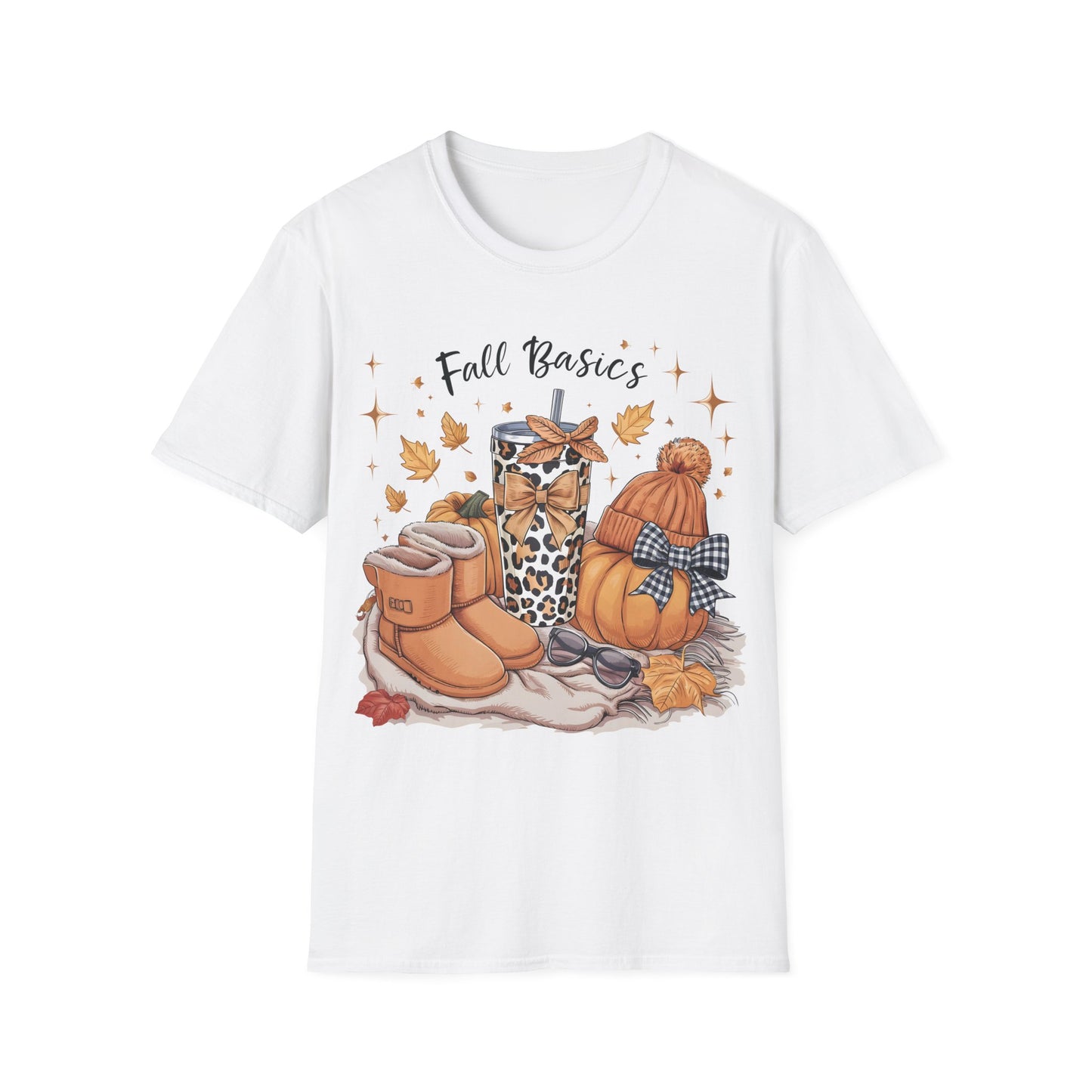 Fall Basics Shirt – Cozy Autumn Outfit Pumpkin Spice Graphic Tee
