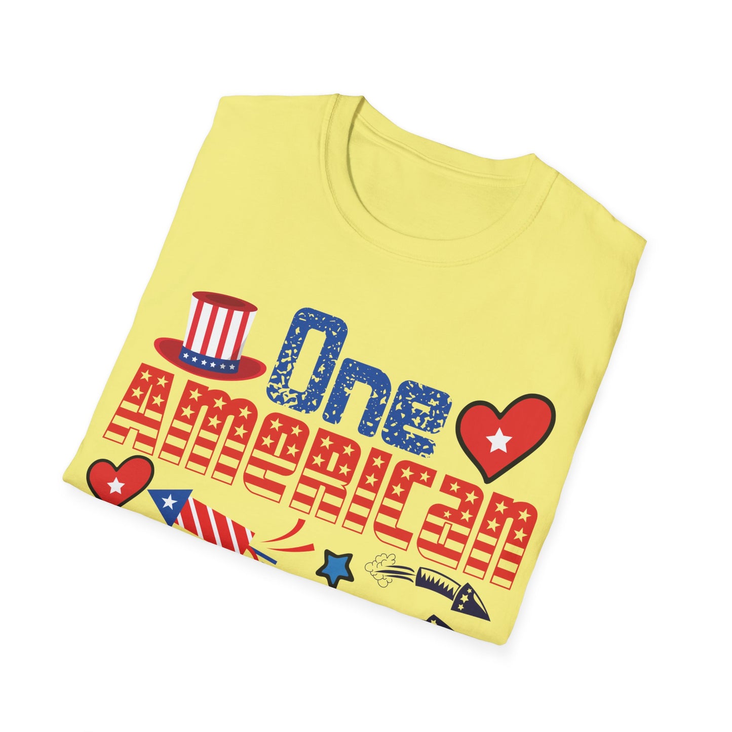 One American Teacher 4th July Celebration - Unisex Short Sleeve T-Shirt
