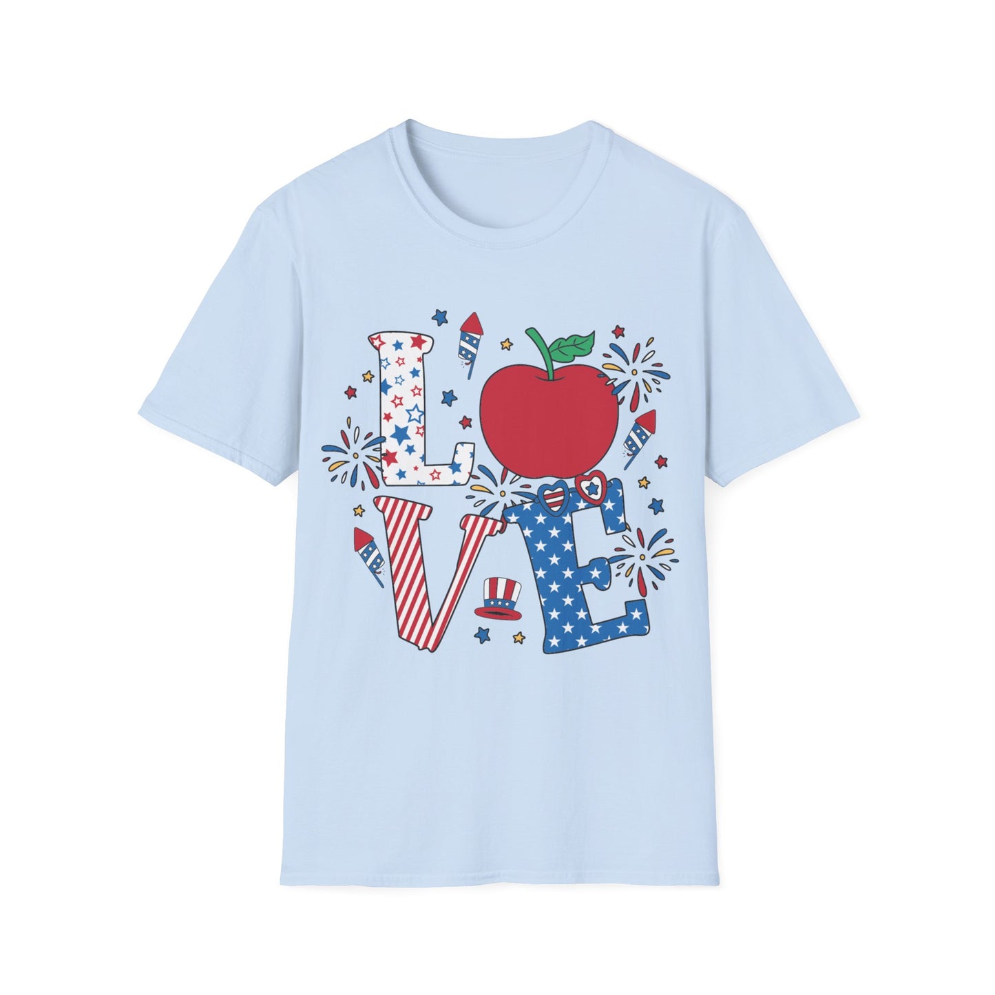 Love - Teacher - Unisex Short Sleeve T-Shirt
