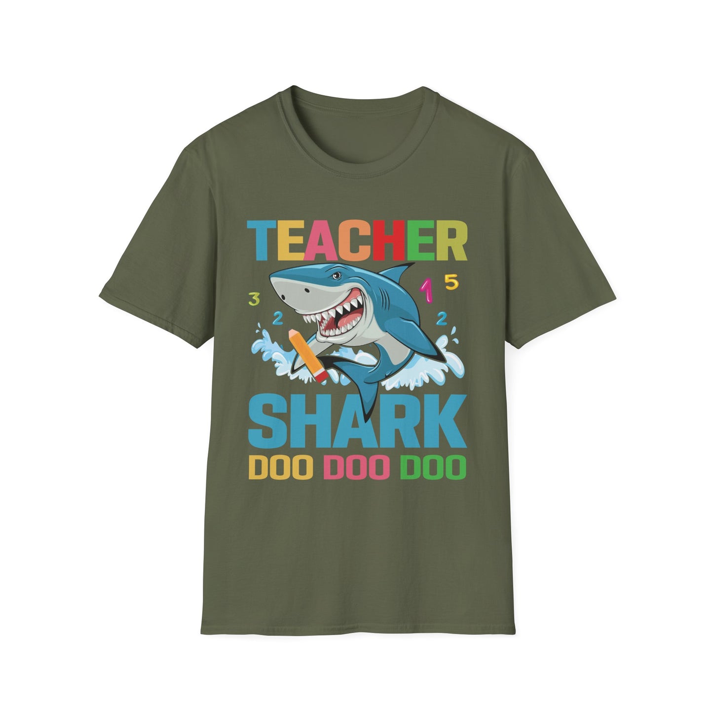Teacher Shark - Humour, Cheerful Unisex Short Sleeve T-Shirt