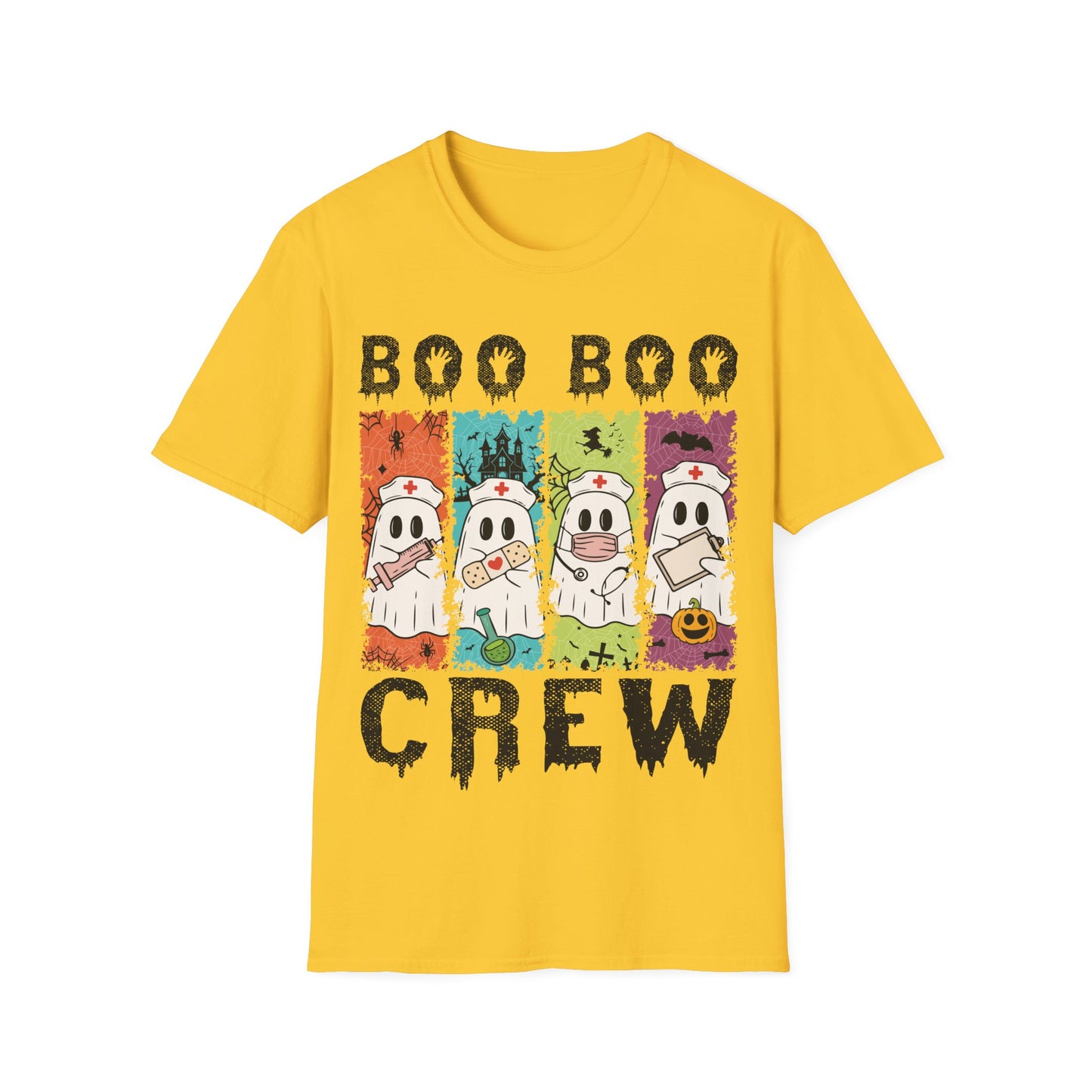 Boo Boo Crew Halloween T-Shirt | Cute Ghost Squad Spooky Tee