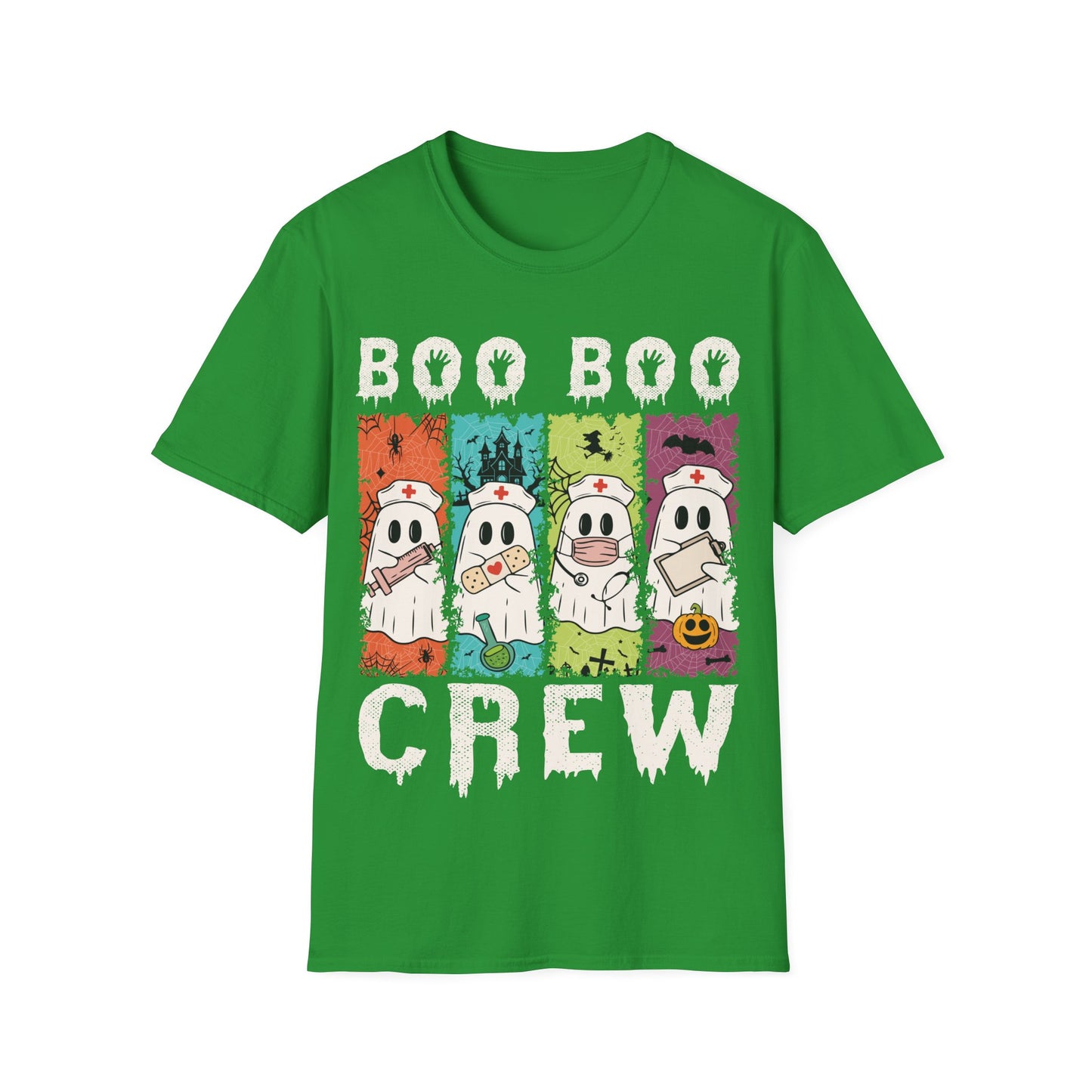 Boo Boo Crew Halloween T-Shirt | Cute Ghost Squad Spooky Tee