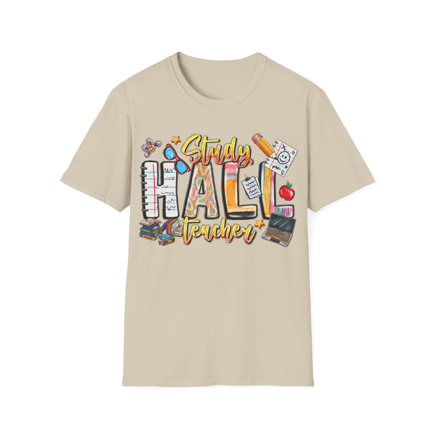 Study Hall Teacher - Cheerful Unisex Short Sleeve T-Shirt