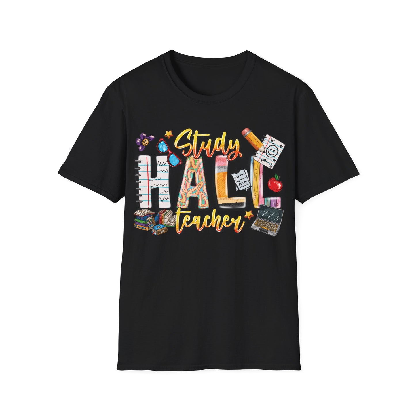 Study Hall Teacher - Cheerful Unisex Short Sleeve T-Shirt