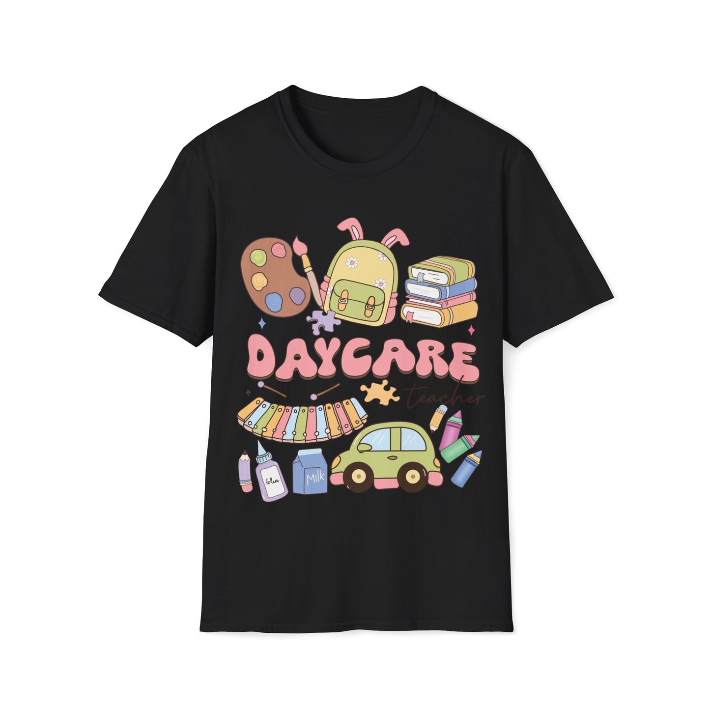 Daycare Teacher - Cute, Graphic, Playful Teacher T-shirt - Back to School