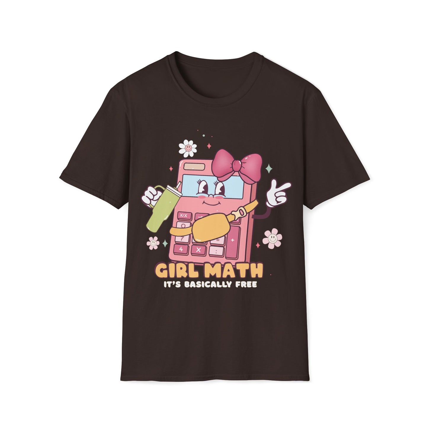 Girl Math - Cute, Graphic, Playful Teacher T-shirt