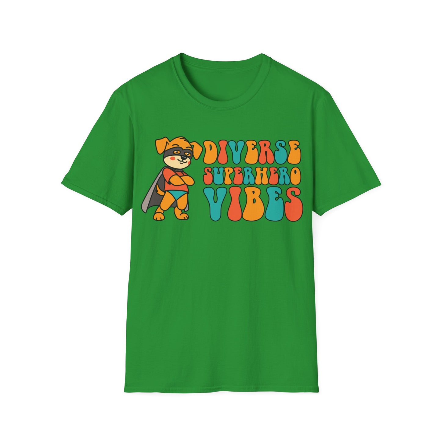 Diverse Superhero Vibes - Celebrating Neurodiversity + Inclusion - T-Shirt