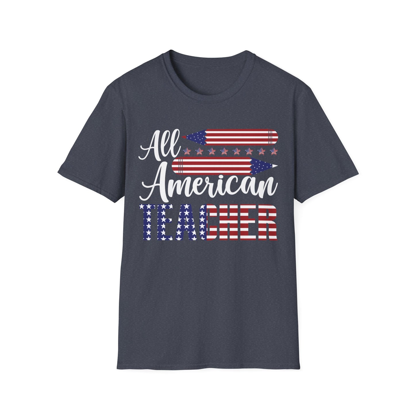 All American Teacher - Unisex Short Sleeve T-Shirt