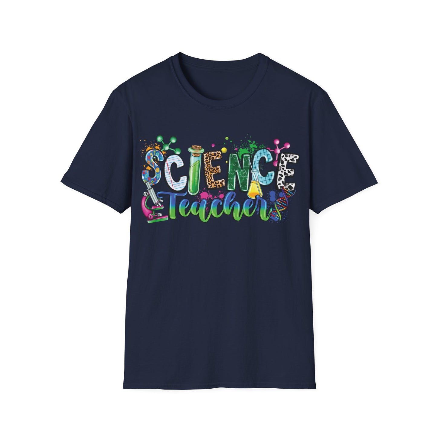 Science Teacher - Cheerful Unisex Short Sleeve T-Shirt