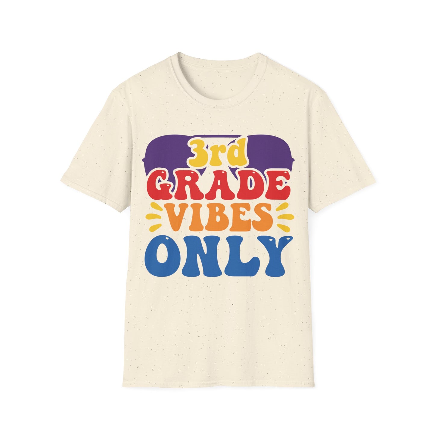 3rd Grade Vibes Only - Back To School Unisex Short Sleeve T-Shirt