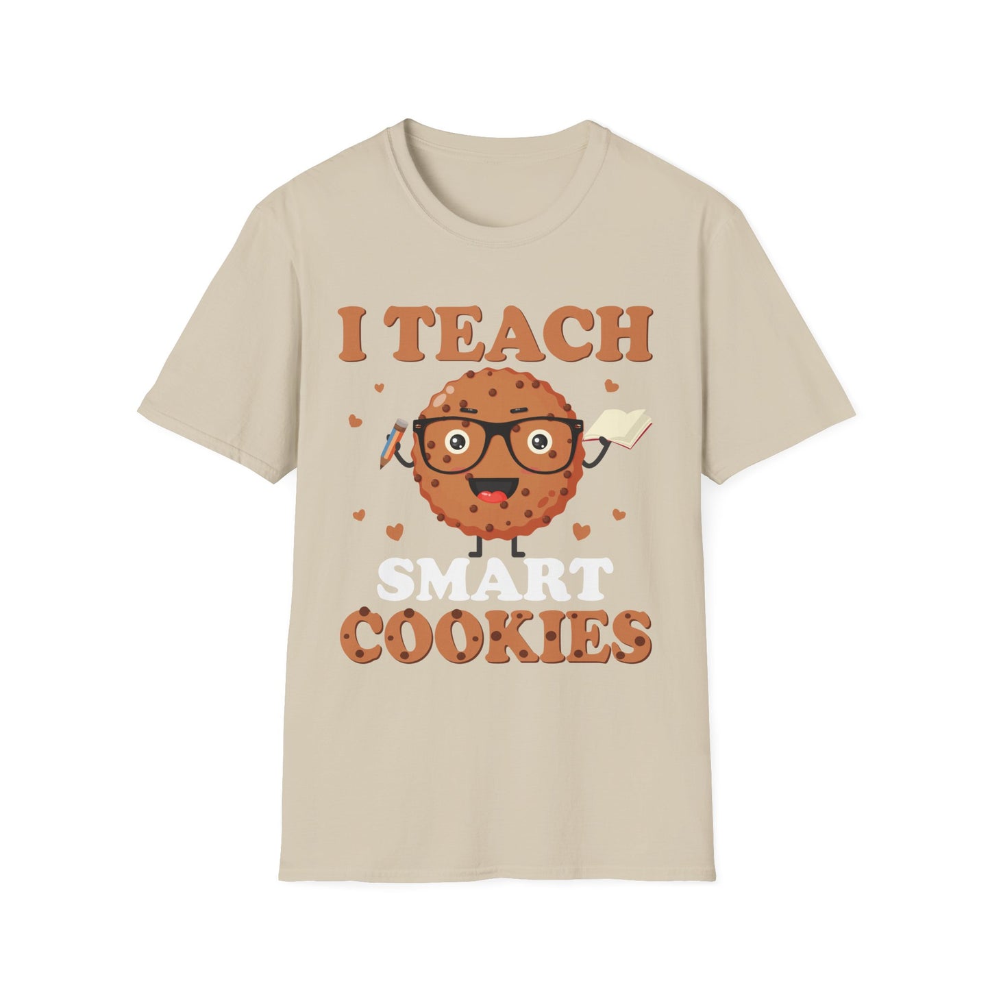 I Teach Smart Cookies - Colorful + Bright Unisex Short Sleeve T-Shirt