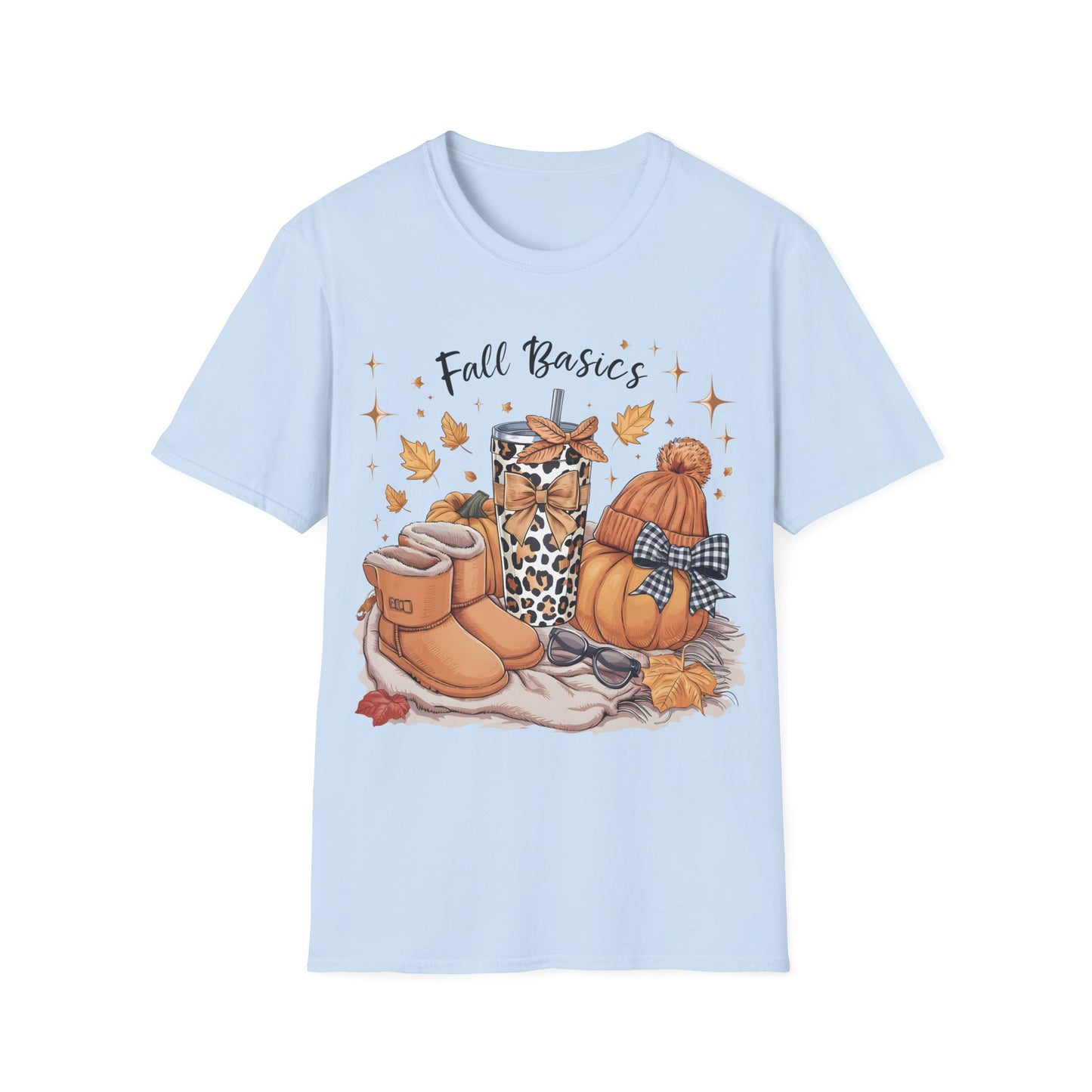 Fall Basics Shirt – Cozy Autumn Outfit Pumpkin Spice Graphic Tee