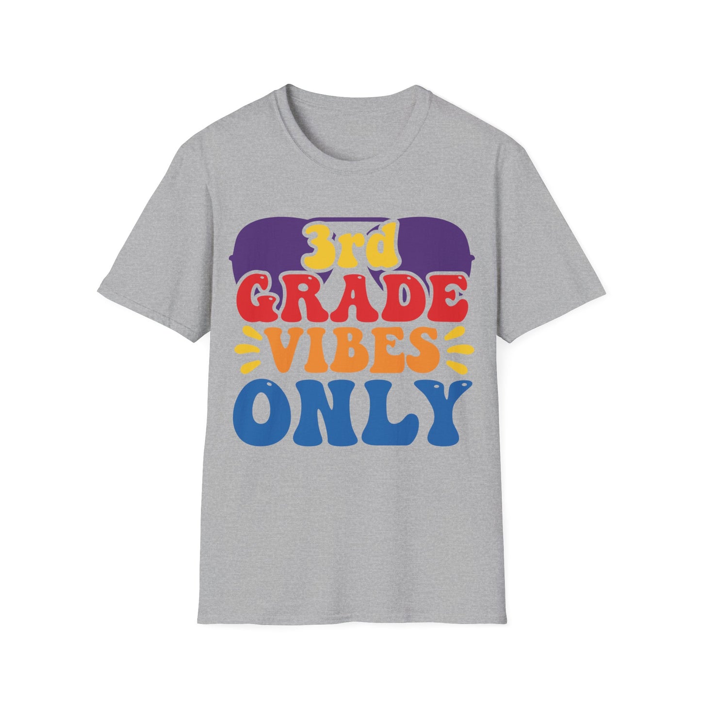 3rd Grade Vibes Only - Back To School Unisex Short Sleeve T-Shirt