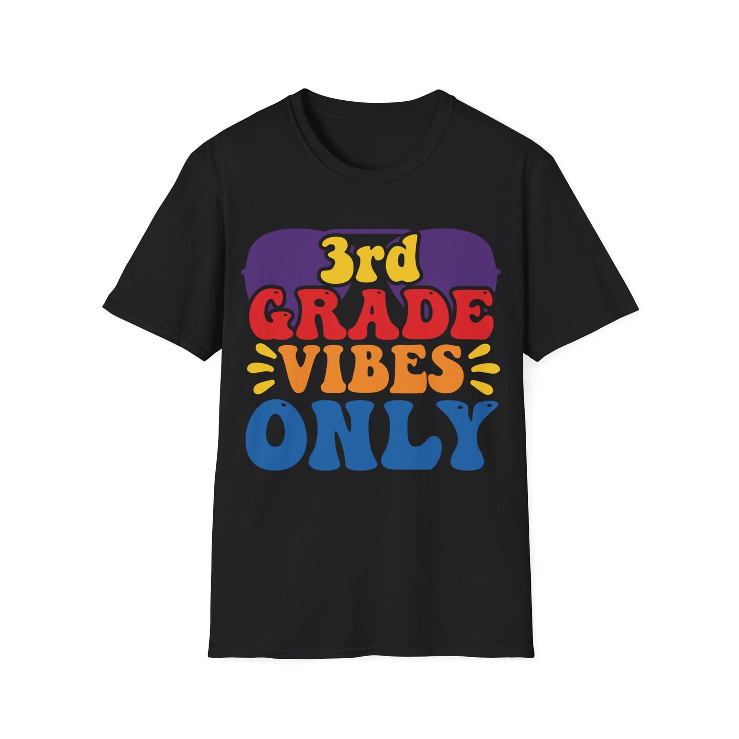 3rd Grade Vibes Only - Back To School Unisex Short Sleeve T-Shirt