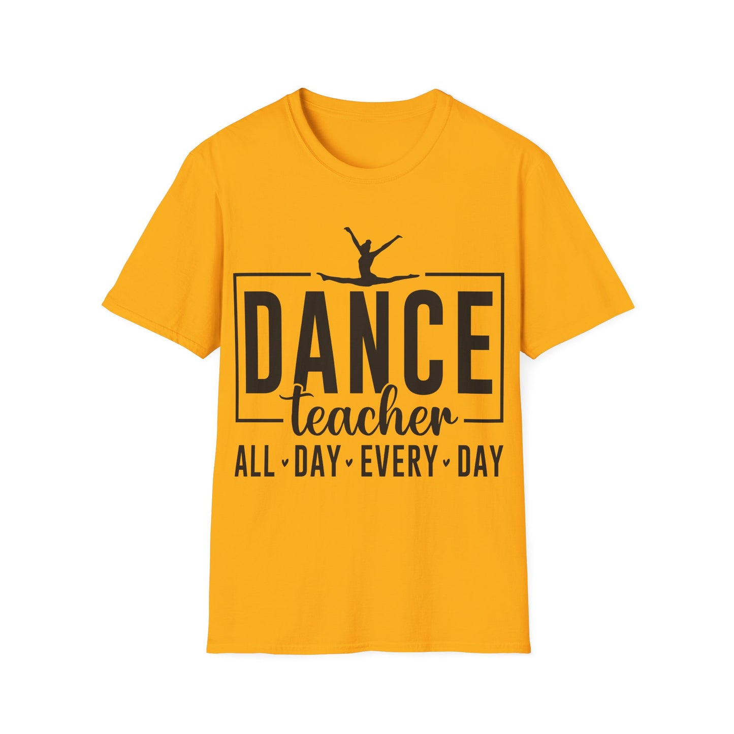 Dance Teacher T-Shirt – All Day Every Day Ballet Silhouette Tee