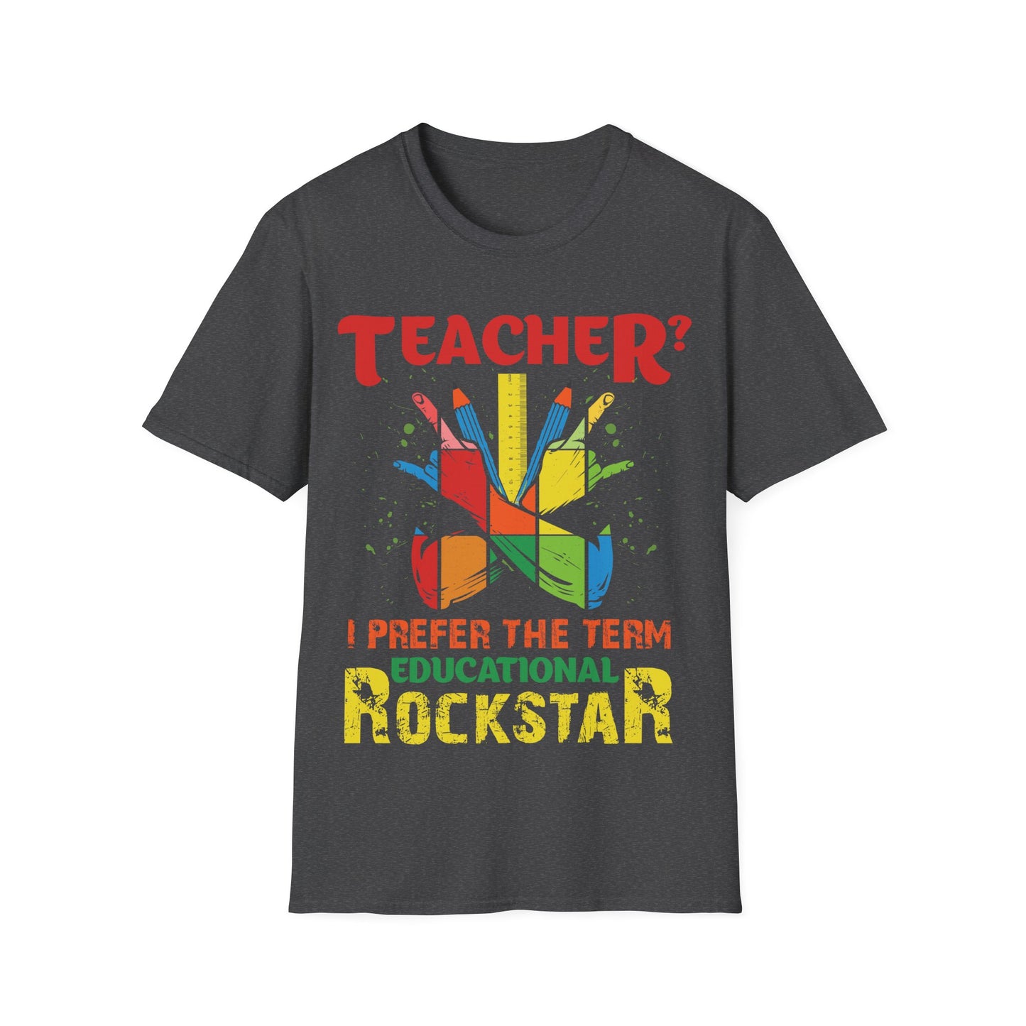 Educational Rockstar Unisex Jersey T-Shirt for Teachers - Motivation