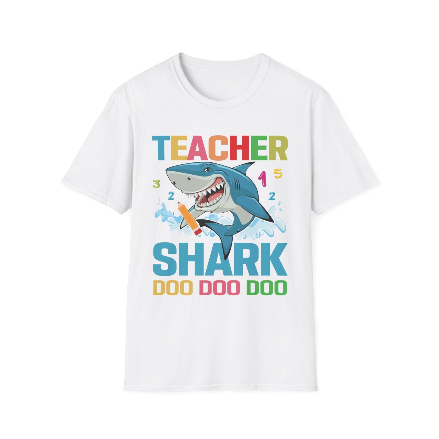 Teacher Shark - Humour, Cheerful Unisex Short Sleeve T-Shirt