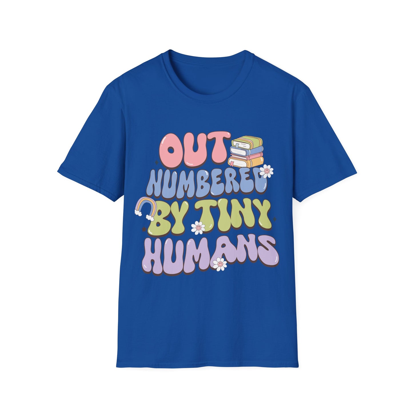 Outnumbered by Tiny Humans Unisex T-shirt - Cute Kindergarten + Parent Shirt