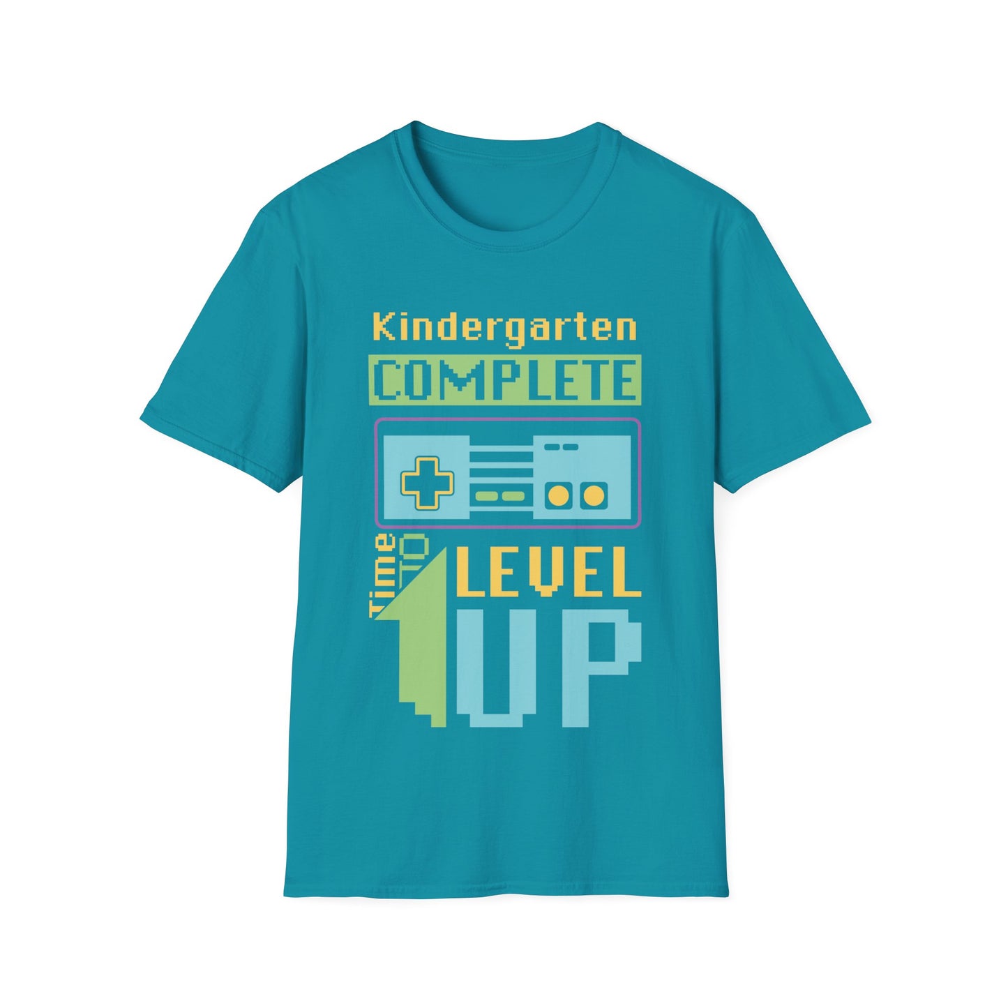 Kindergarten Complete - Level Up - Cheerful Gaming Fun Unisex Short Sleeve T-Shirt