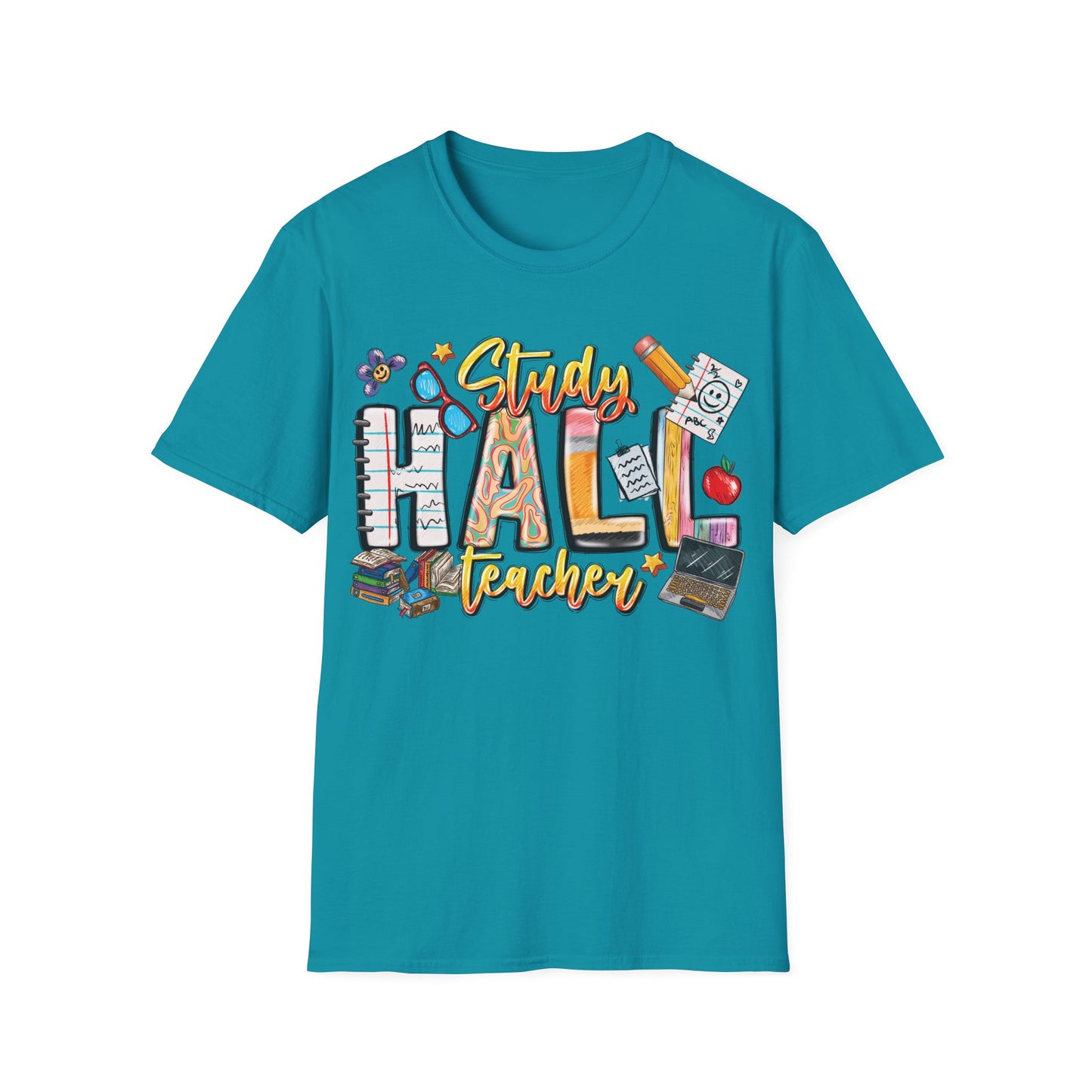 Study Hall Teacher - Cheerful Unisex Short Sleeve T-Shirt