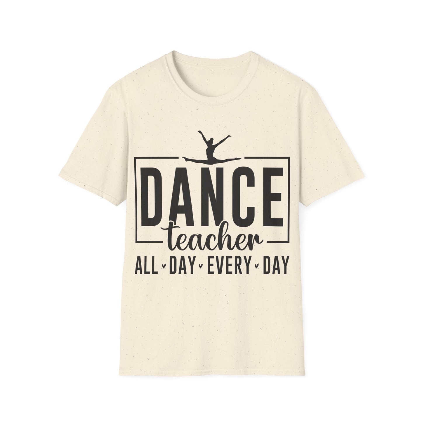 Dance Teacher T-Shirt – All Day Every Day Ballet Silhouette Tee