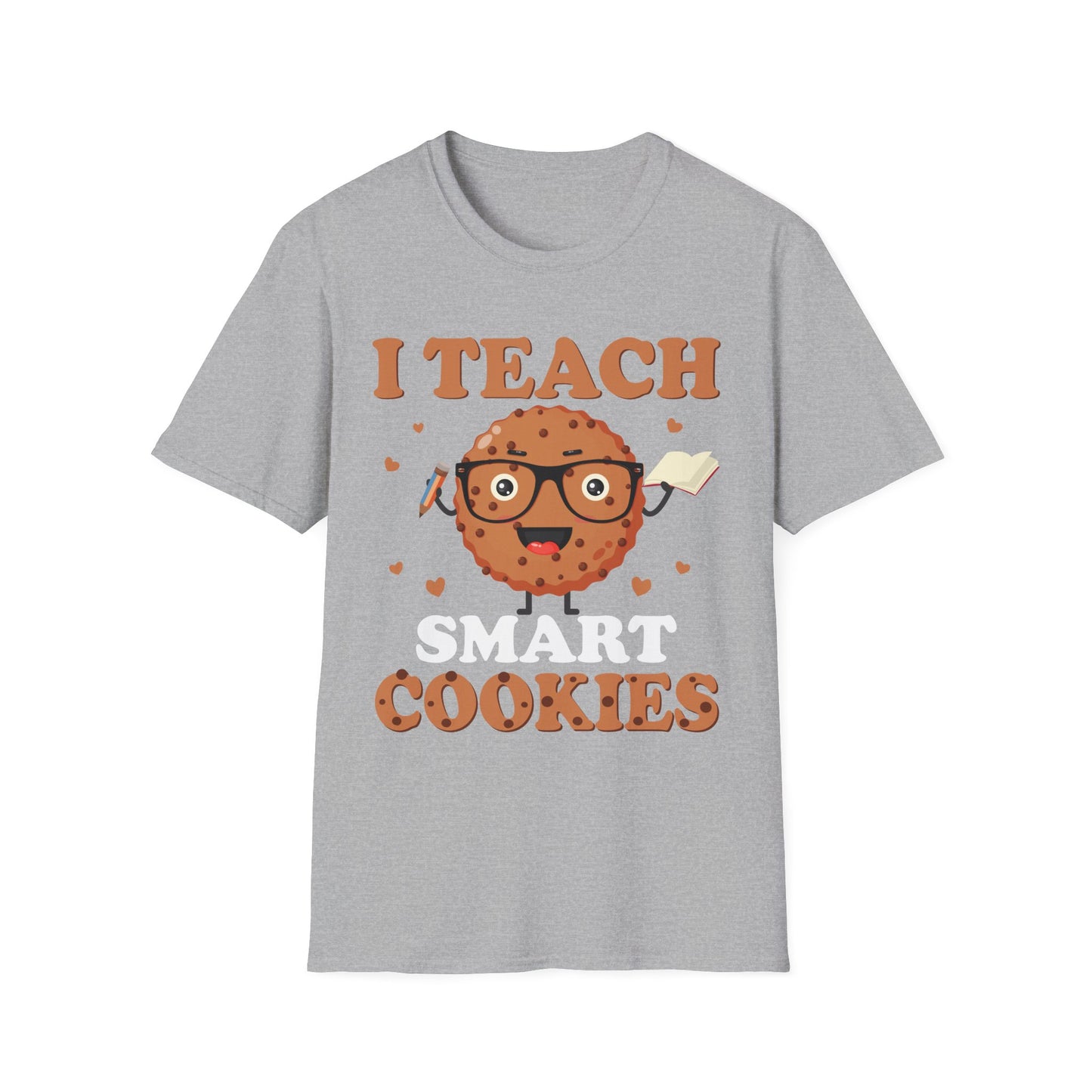 I Teach Smart Cookies - Colorful + Bright Unisex Short Sleeve T-Shirt