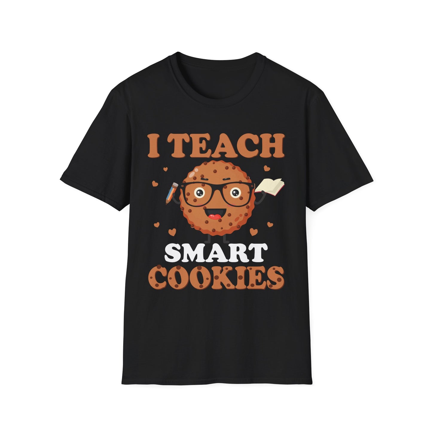 I Teach Smart Cookies - Colorful + Bright Unisex Short Sleeve T-Shirt