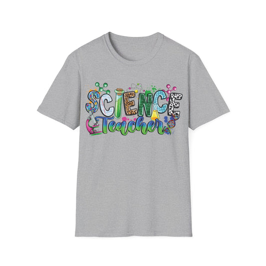 Science Teacher - Cheerful Unisex Short Sleeve T-Shirt