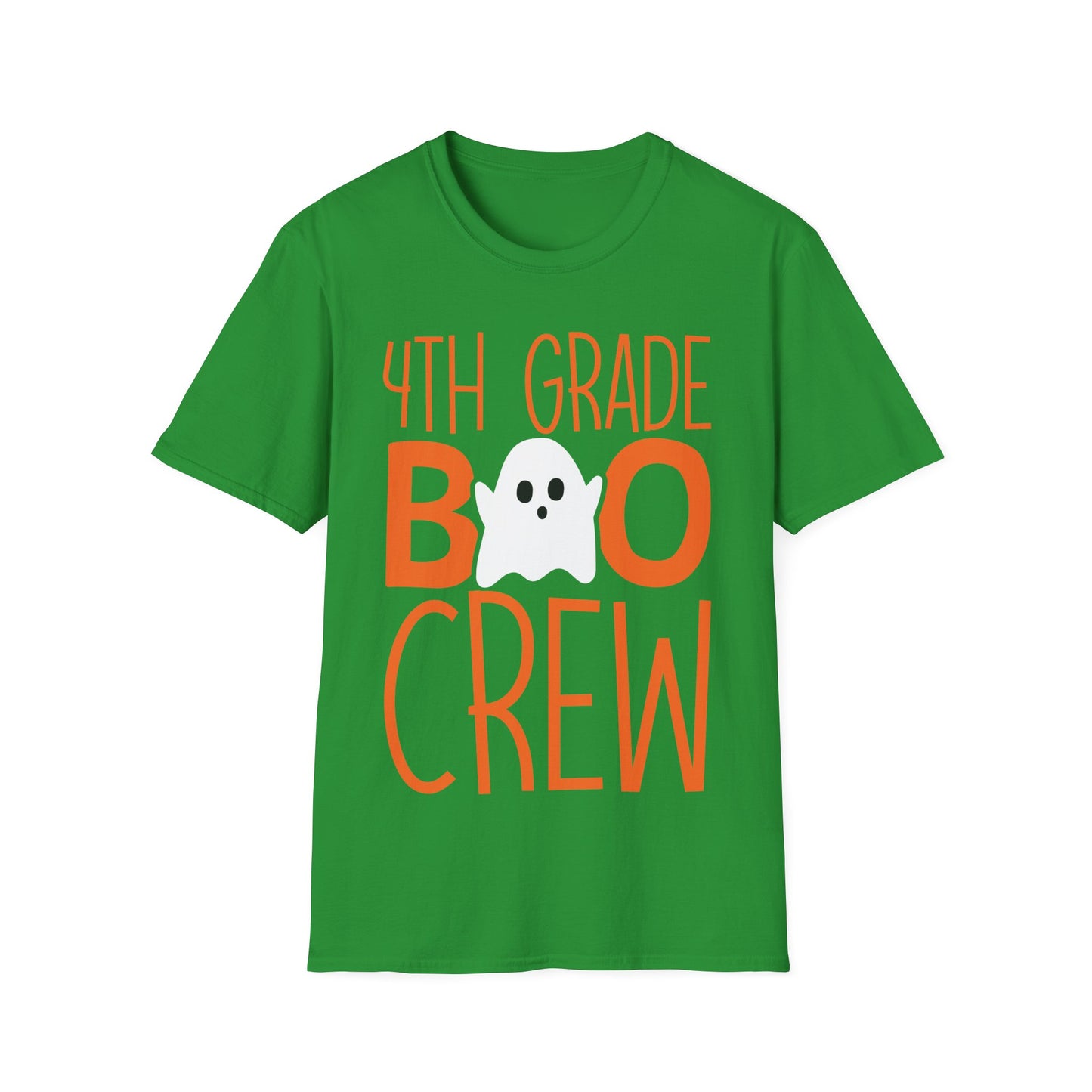 4th Grade Boo Crew Shirt | Spooky Ghost Halloween School Spirit T-Shirt