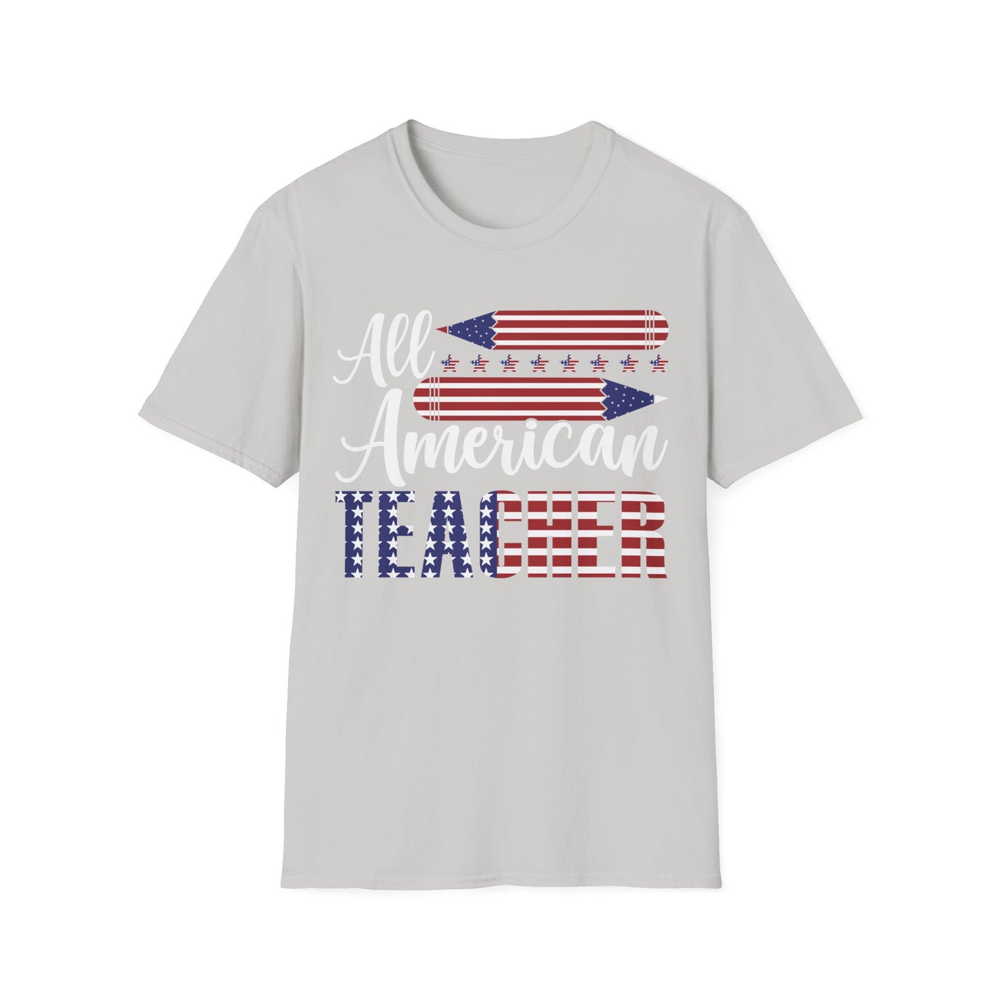 All American Teacher - Unisex Short Sleeve T-Shirt