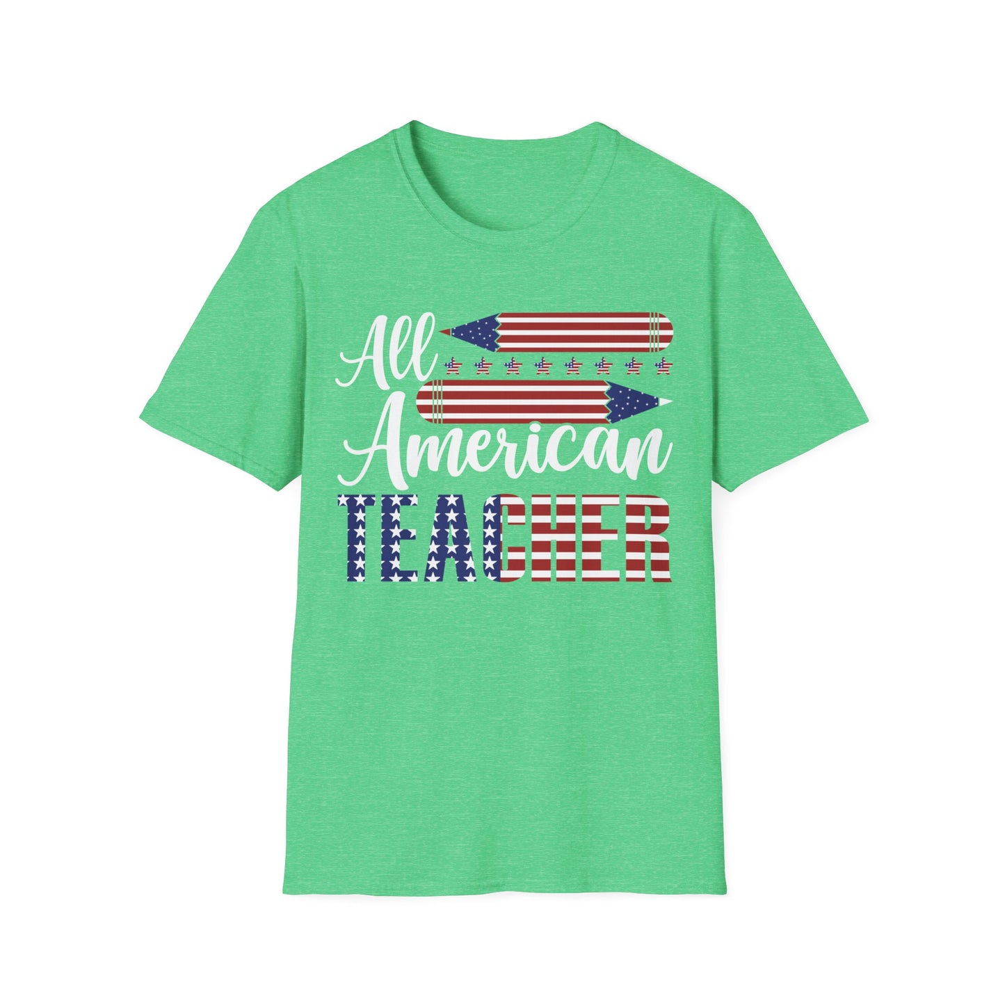 All American Teacher - Unisex Short Sleeve T-Shirt