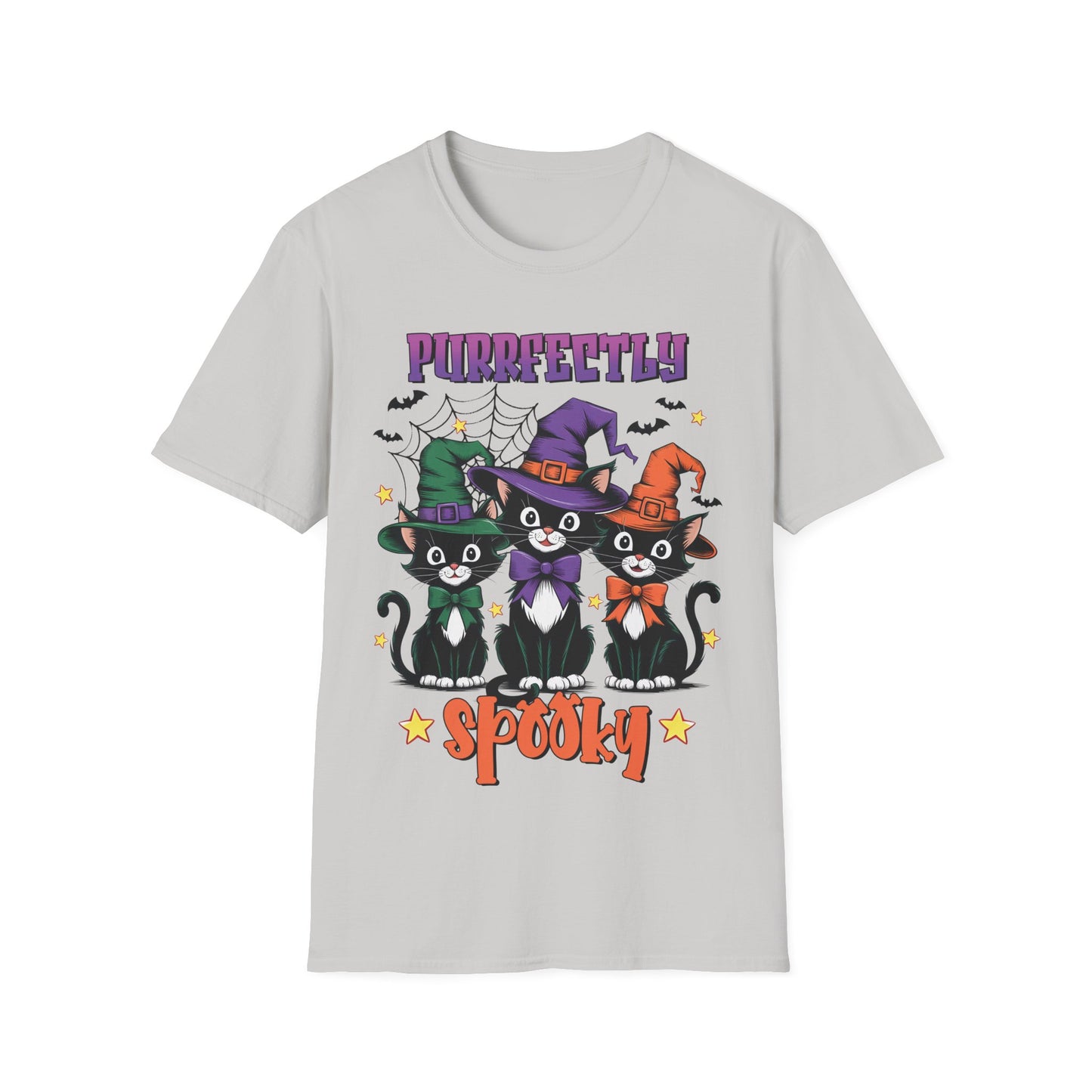 Purrfectly Spooky Cats T-Shirt | Cute Halloween Teacher Tee