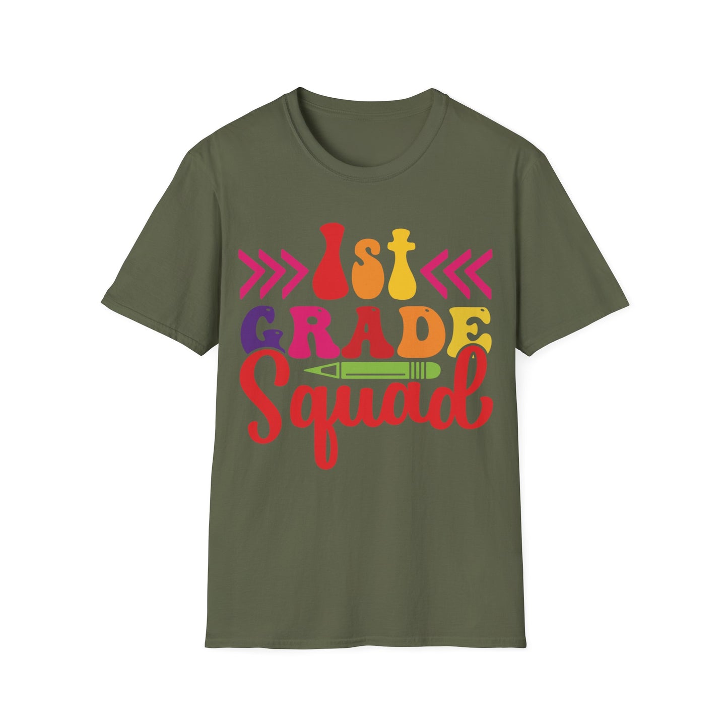 1st Grade Squad - Back To School T-Shirt