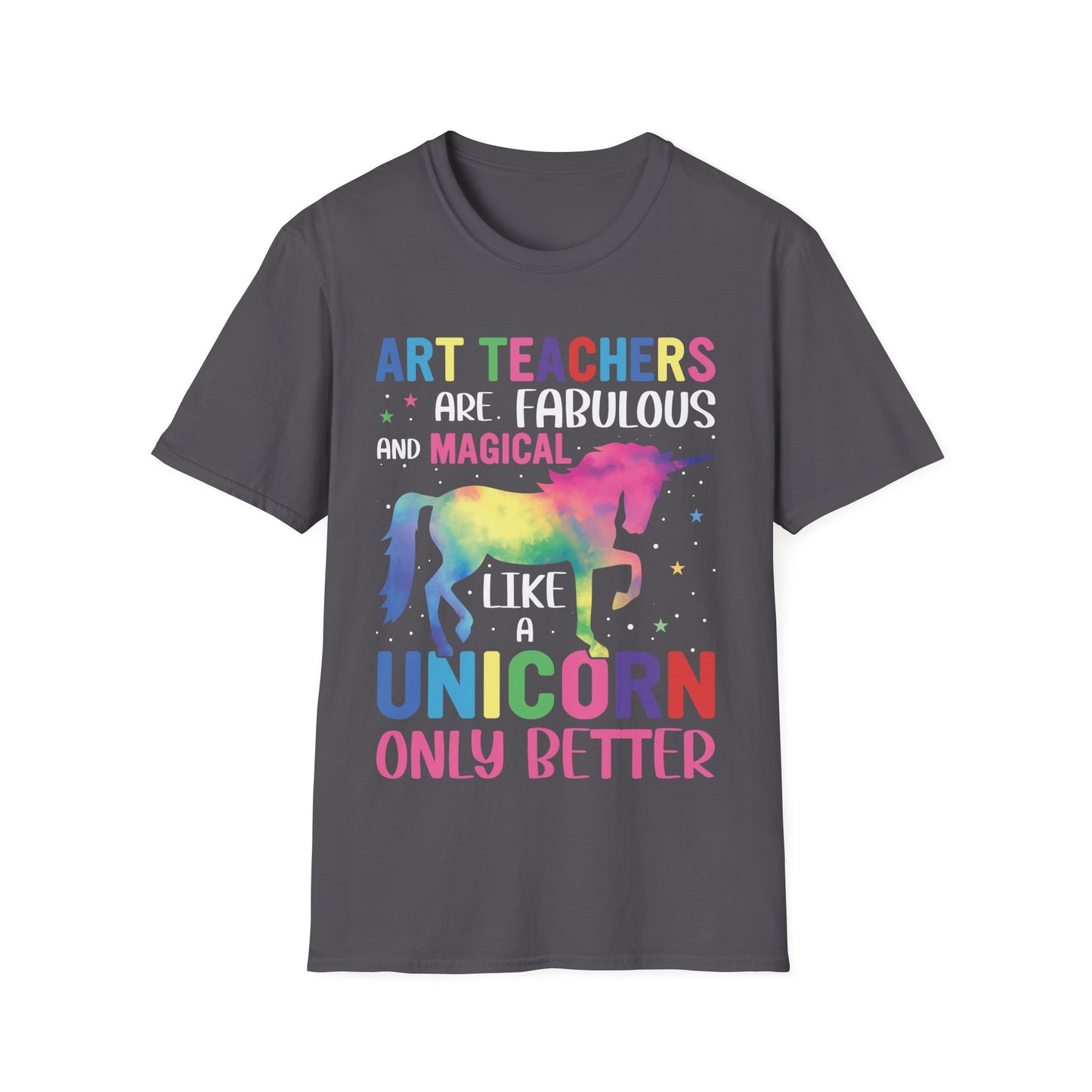 Art Teacher Unicorn T-Shirt – Magical Rainbow Teaching Tee