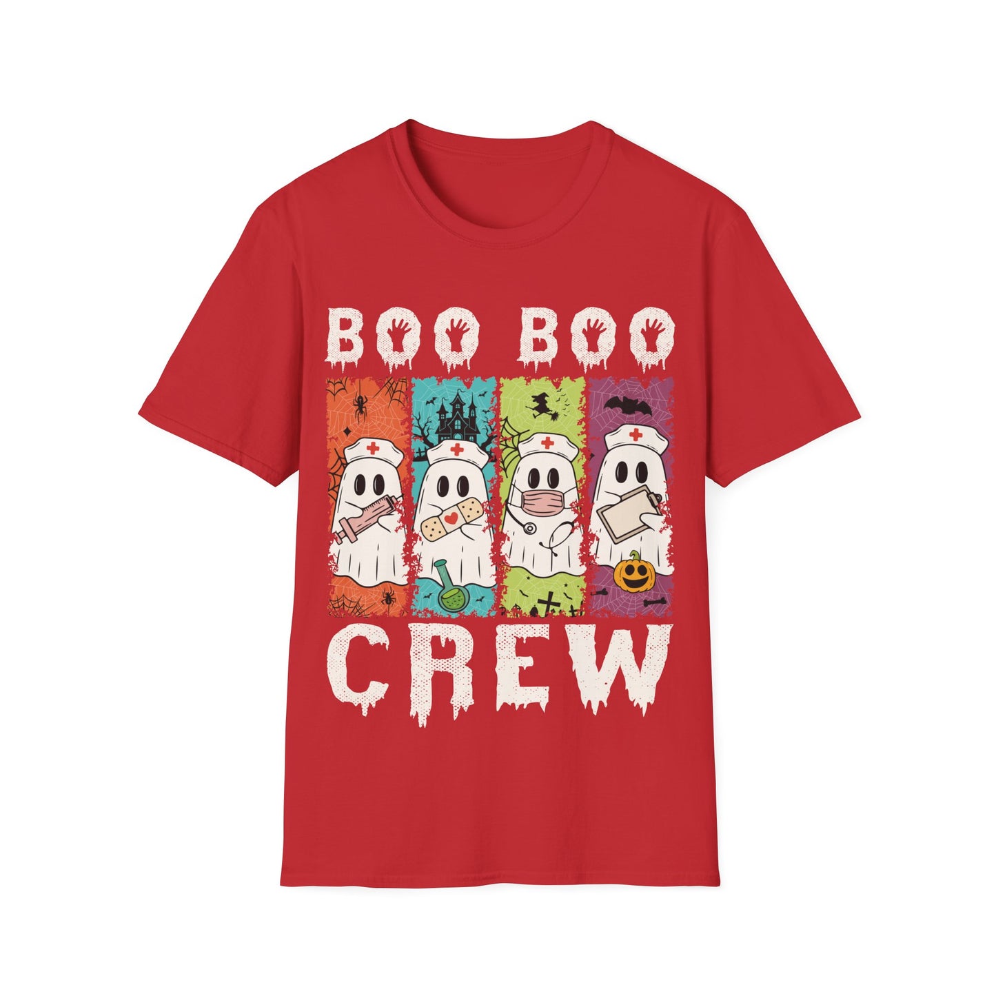Boo Boo Crew Halloween T-Shirt | Cute Ghost Squad Spooky Tee