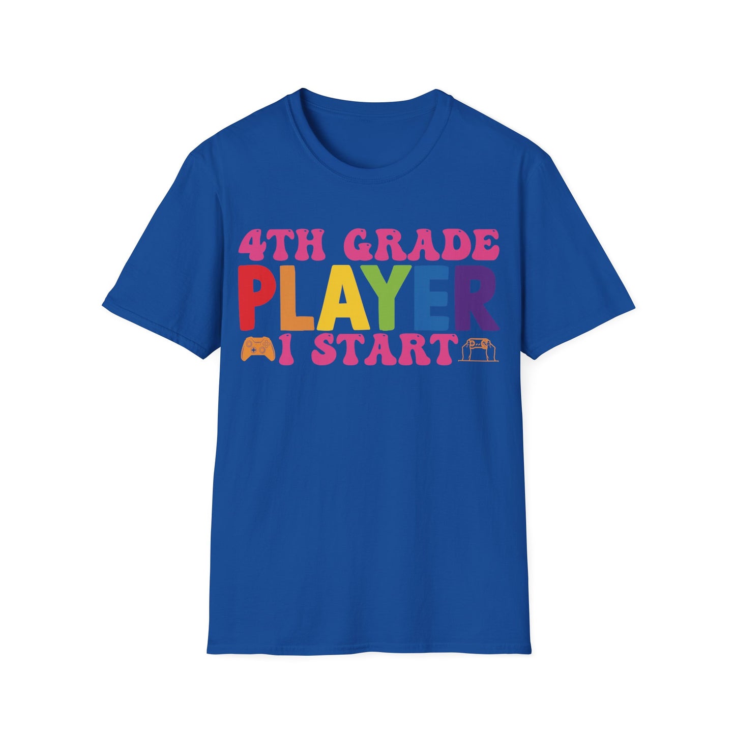 4th Grade Gaming Graphic Tee - Back To School T-Shirt